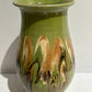 Cottage Crafted Vase, Marbleized Green