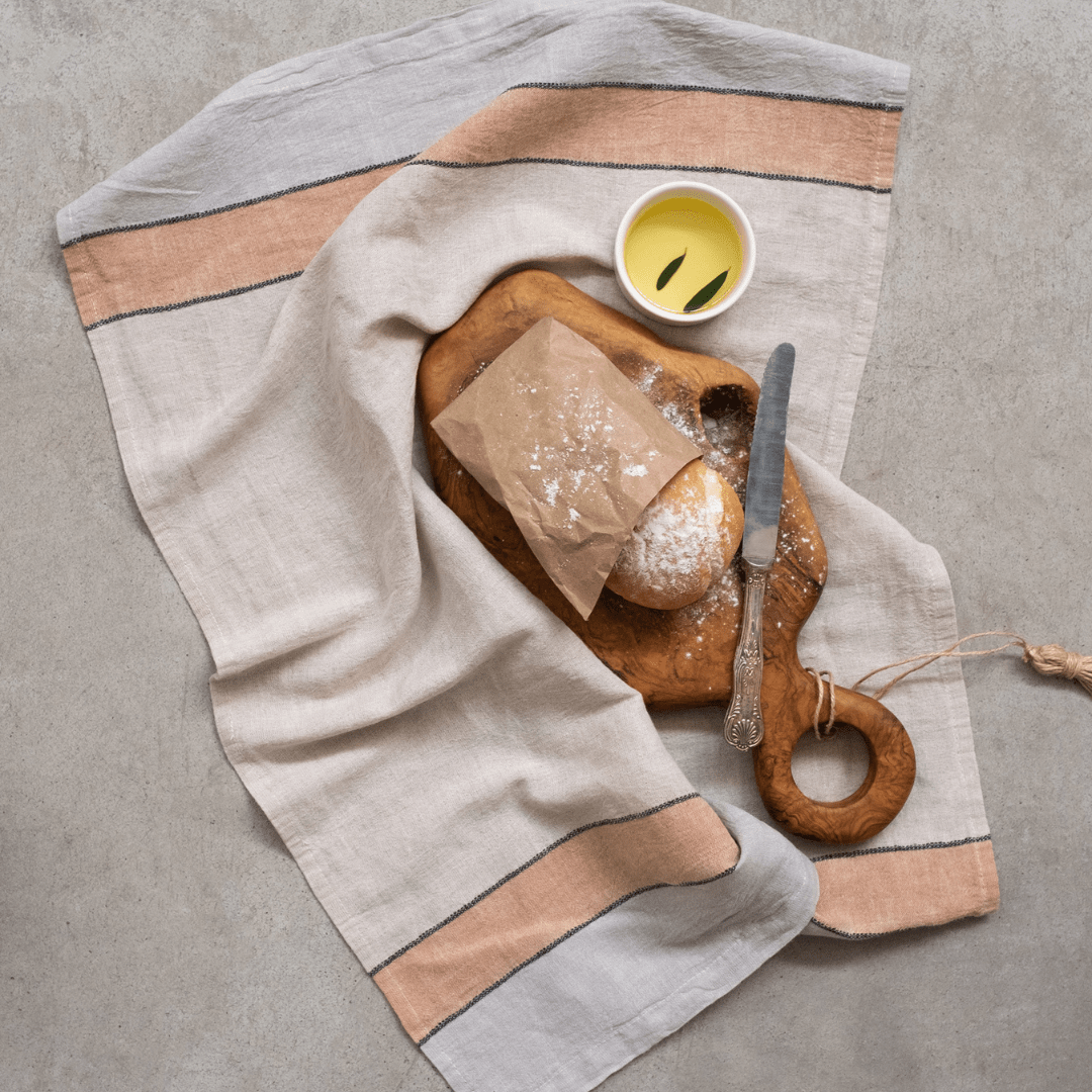 Madison Linen And Cotton Kitchen Towel