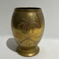 Vintage engraved brass vessel