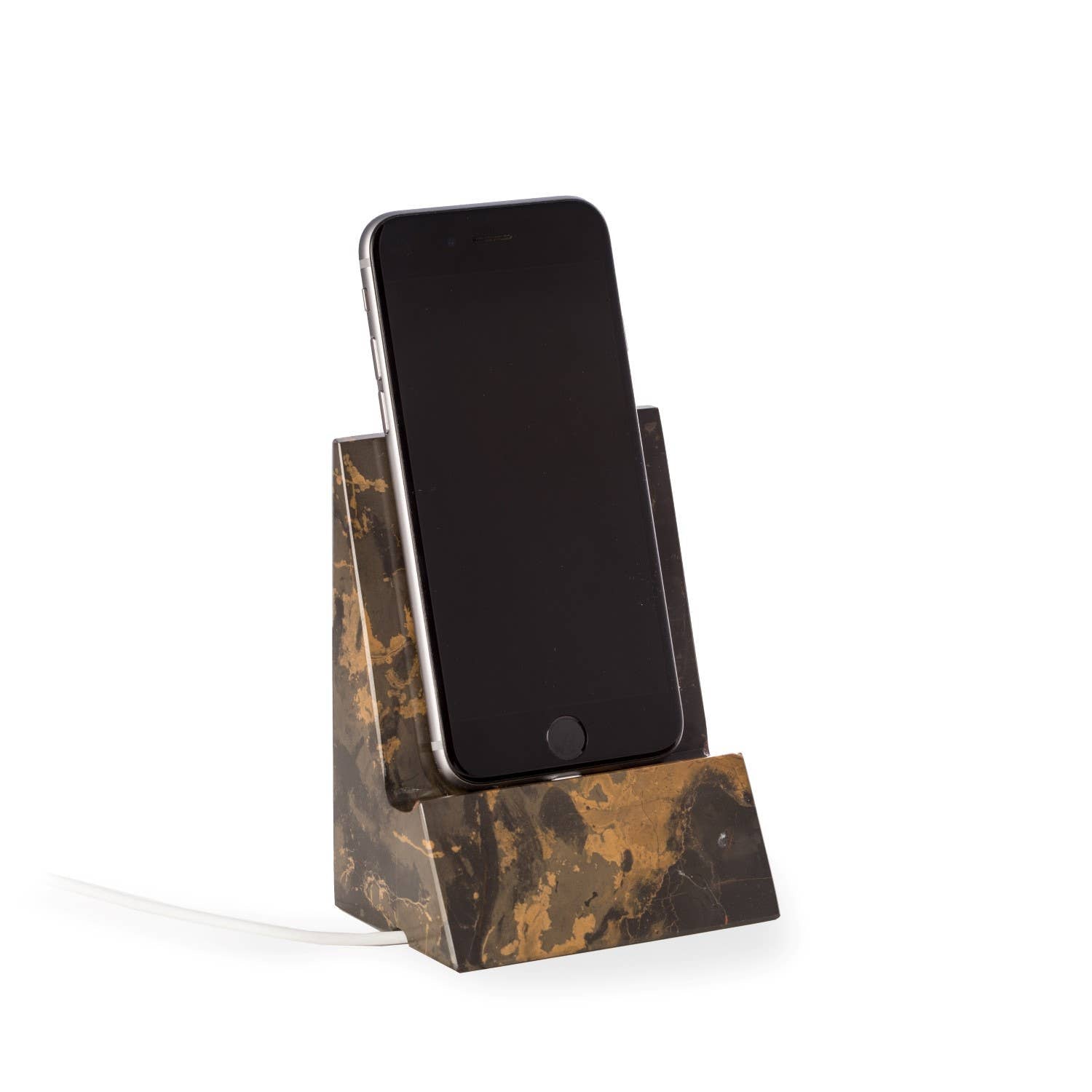 "Tiger Eye" Phone Stand: Brown