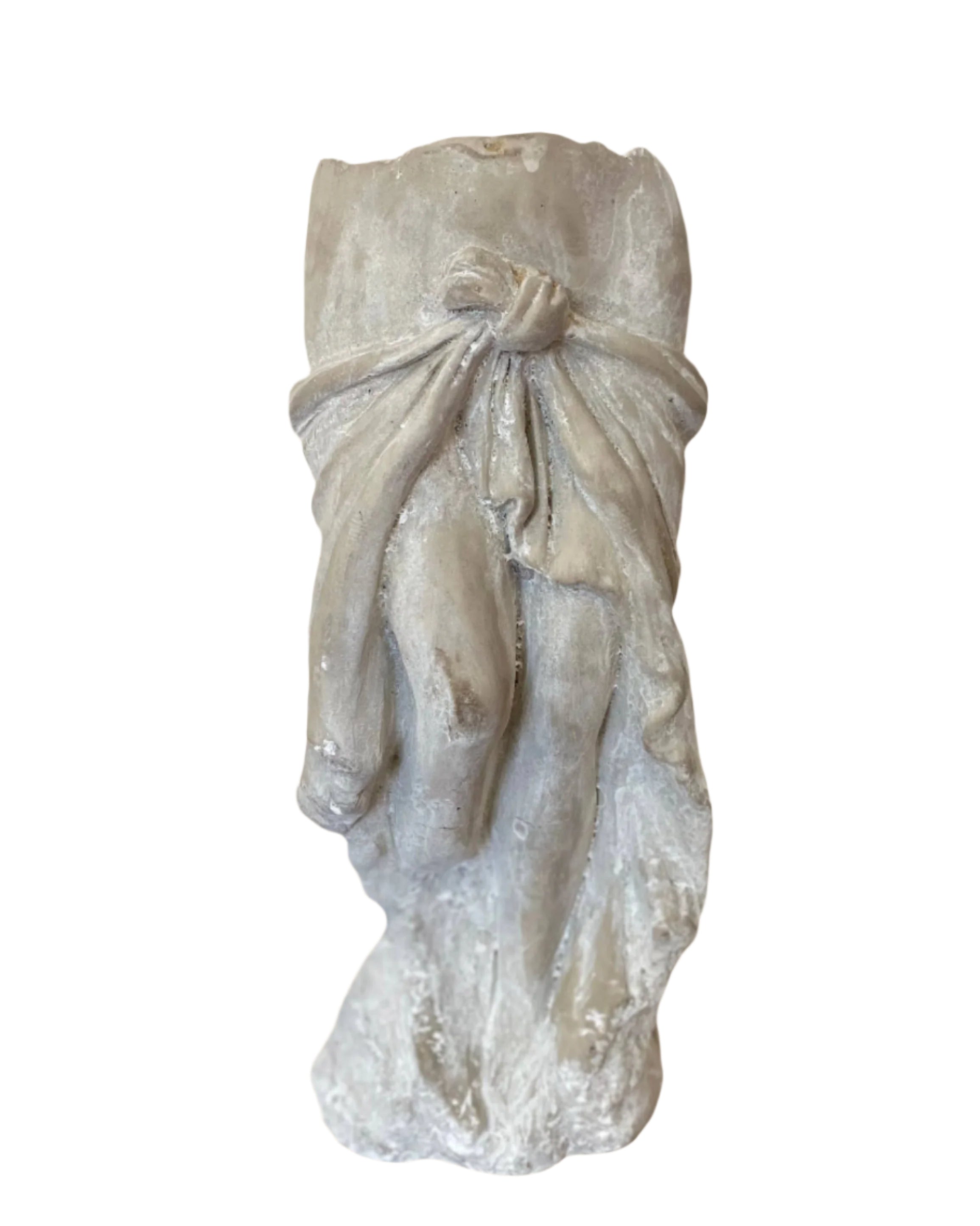 Cement female statue