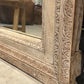 Vintage carved wood mirror