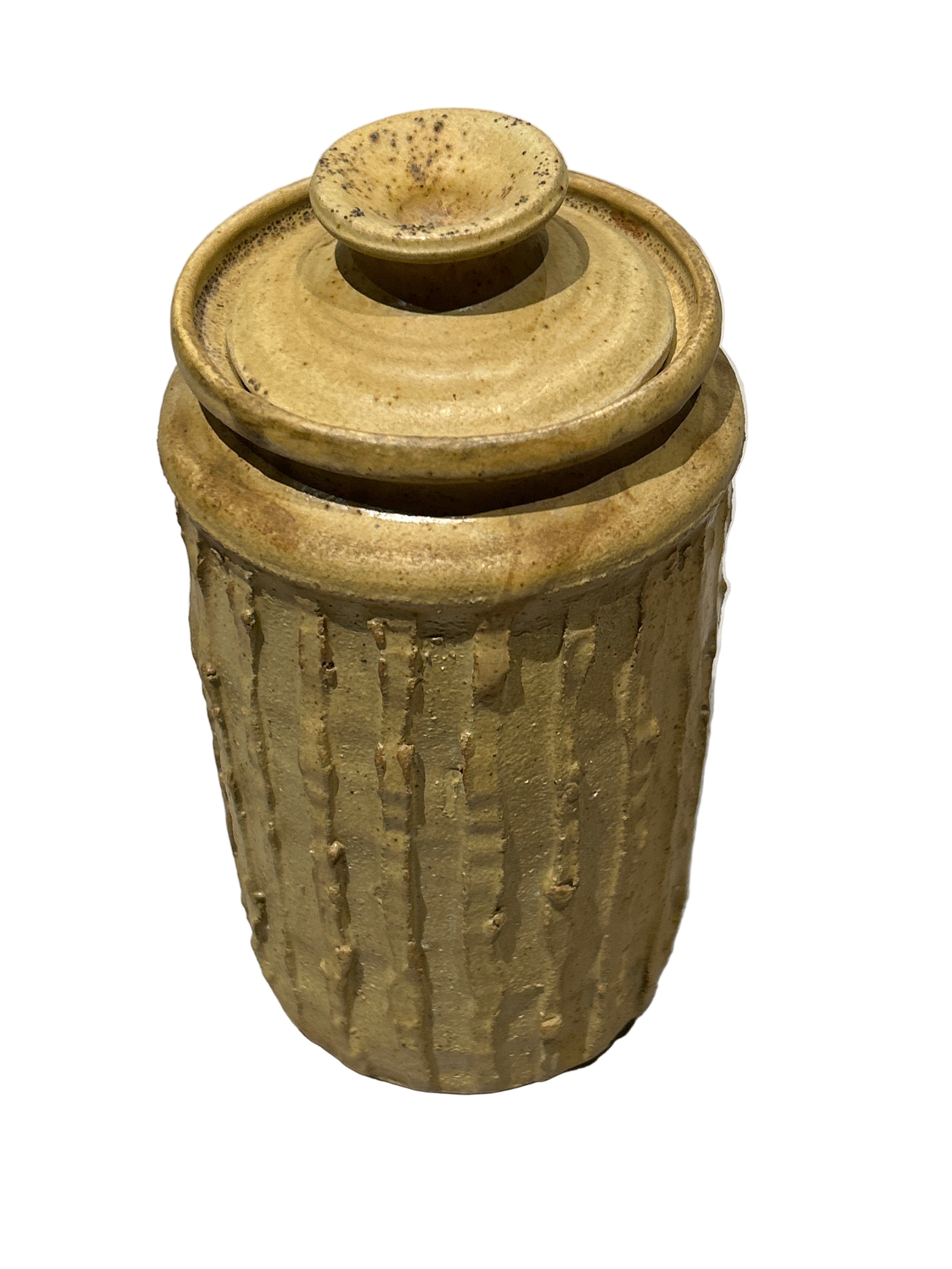 Vintage set of 4 stoneware jars