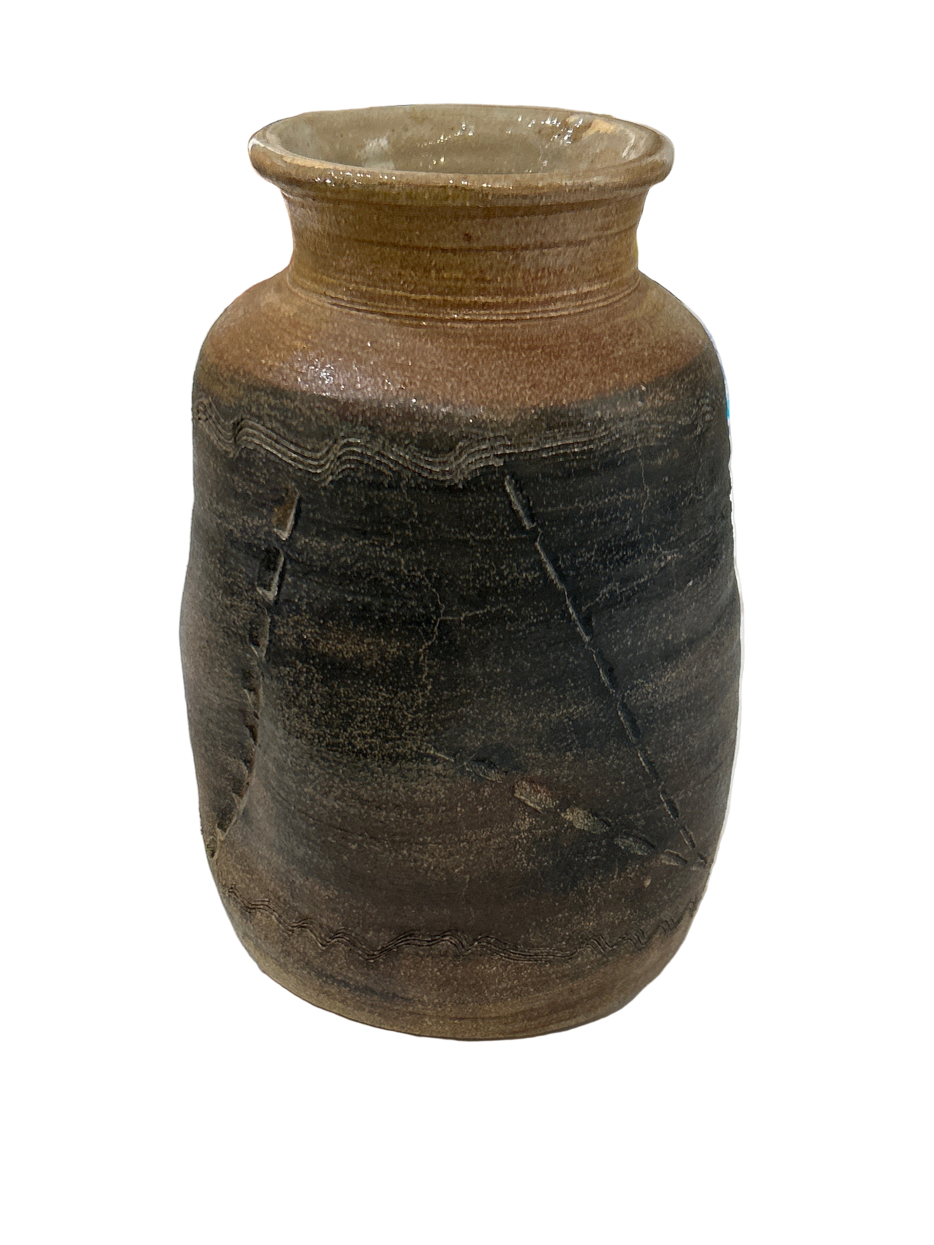 Vintage Bizen ware vase