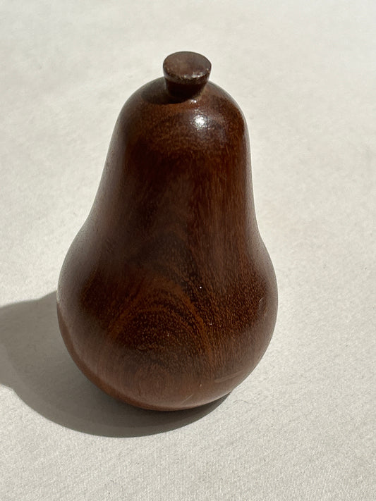 Vintage wooden pear