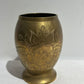 Vintage engraved brass vessel