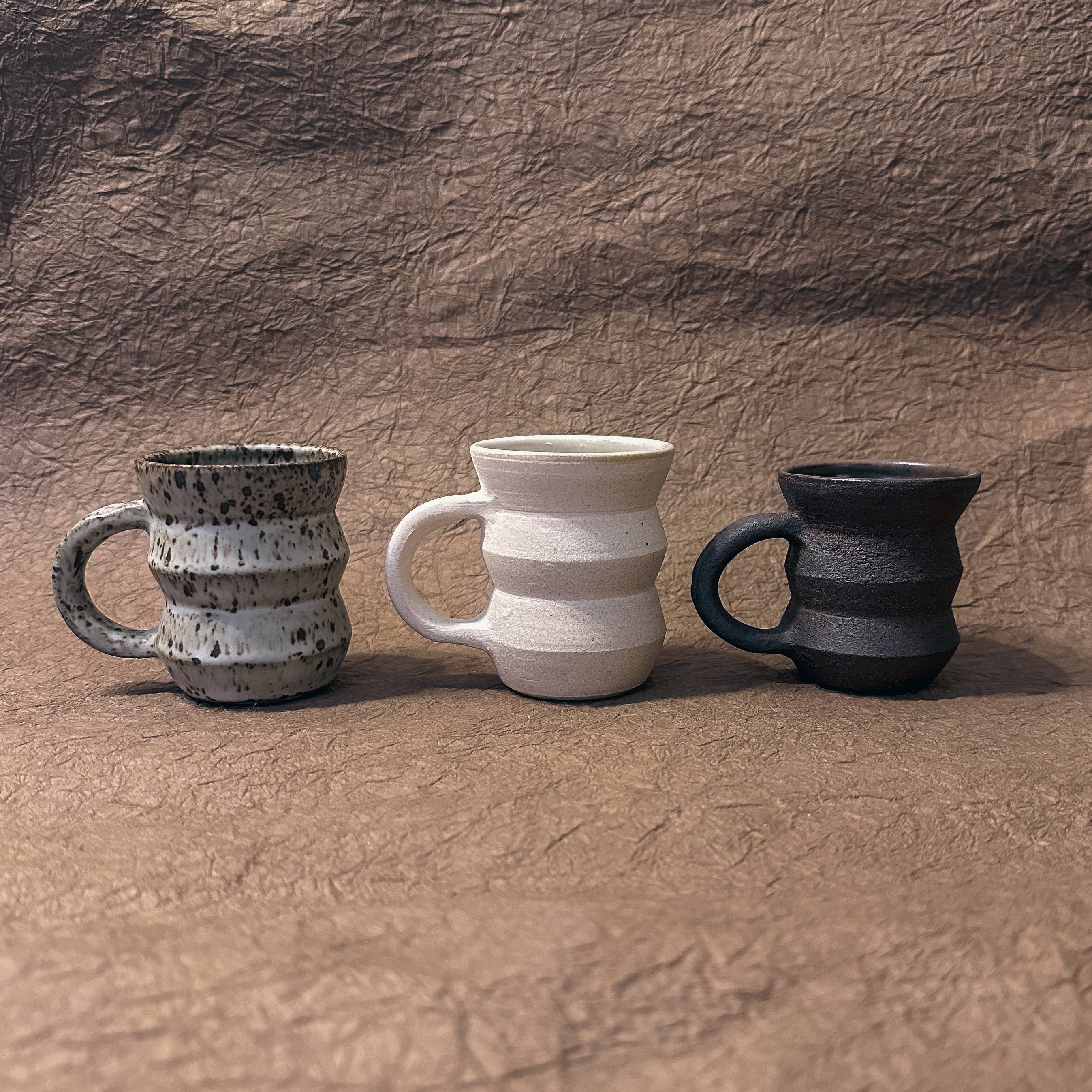 Cappuccino Angled Mug: White