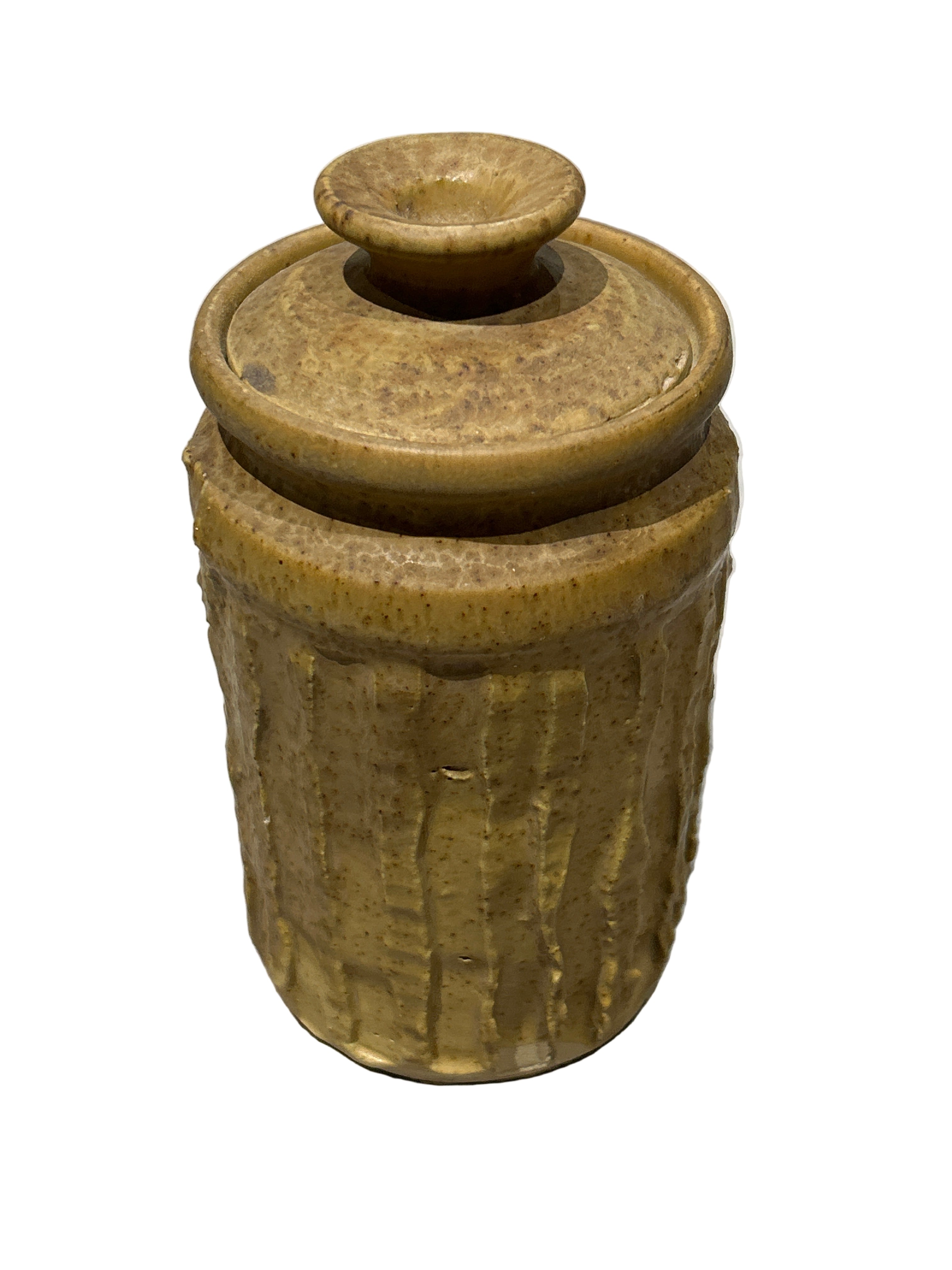 Vintage set of 4 stoneware jars