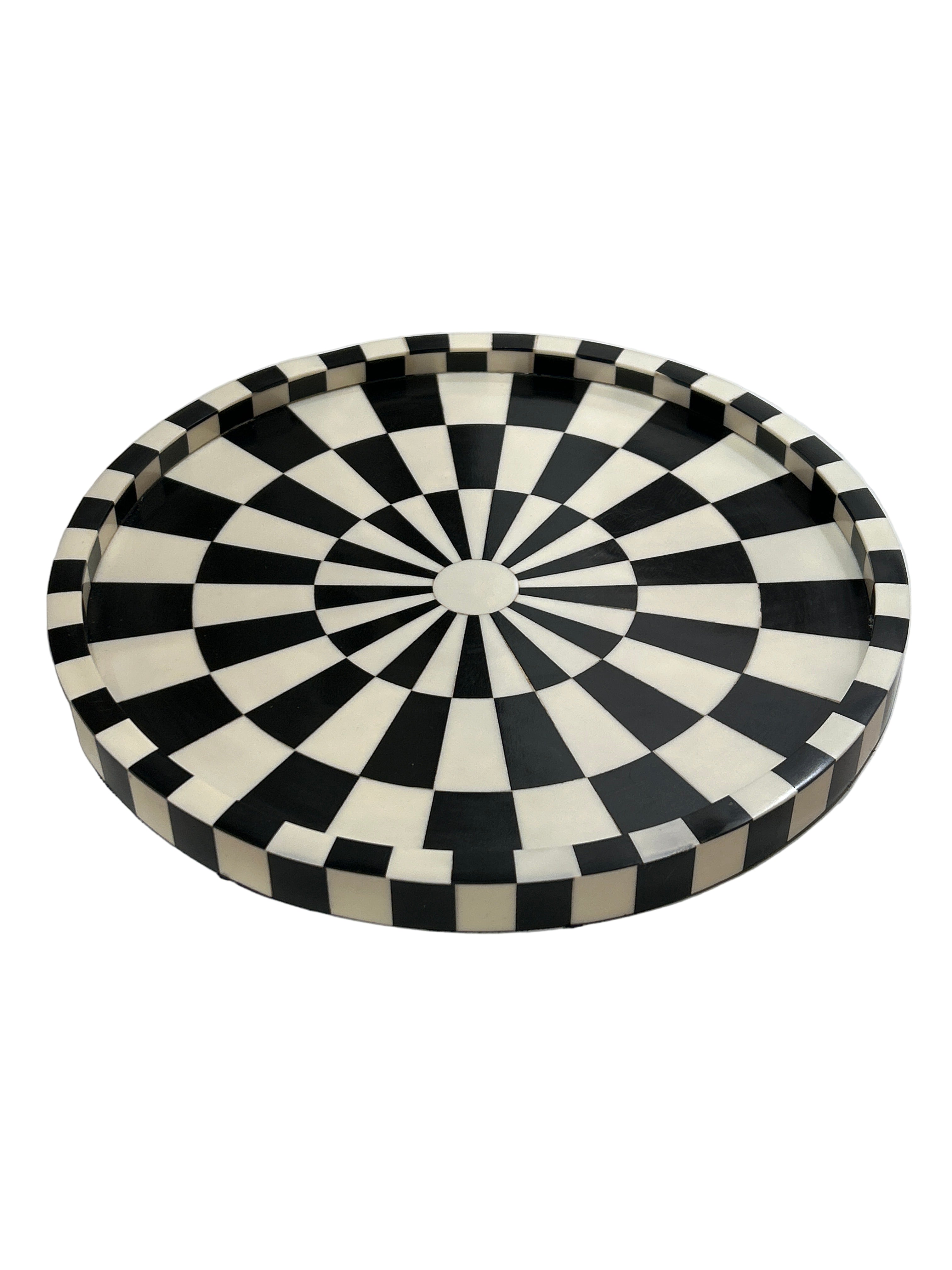 Checkerboard platter large