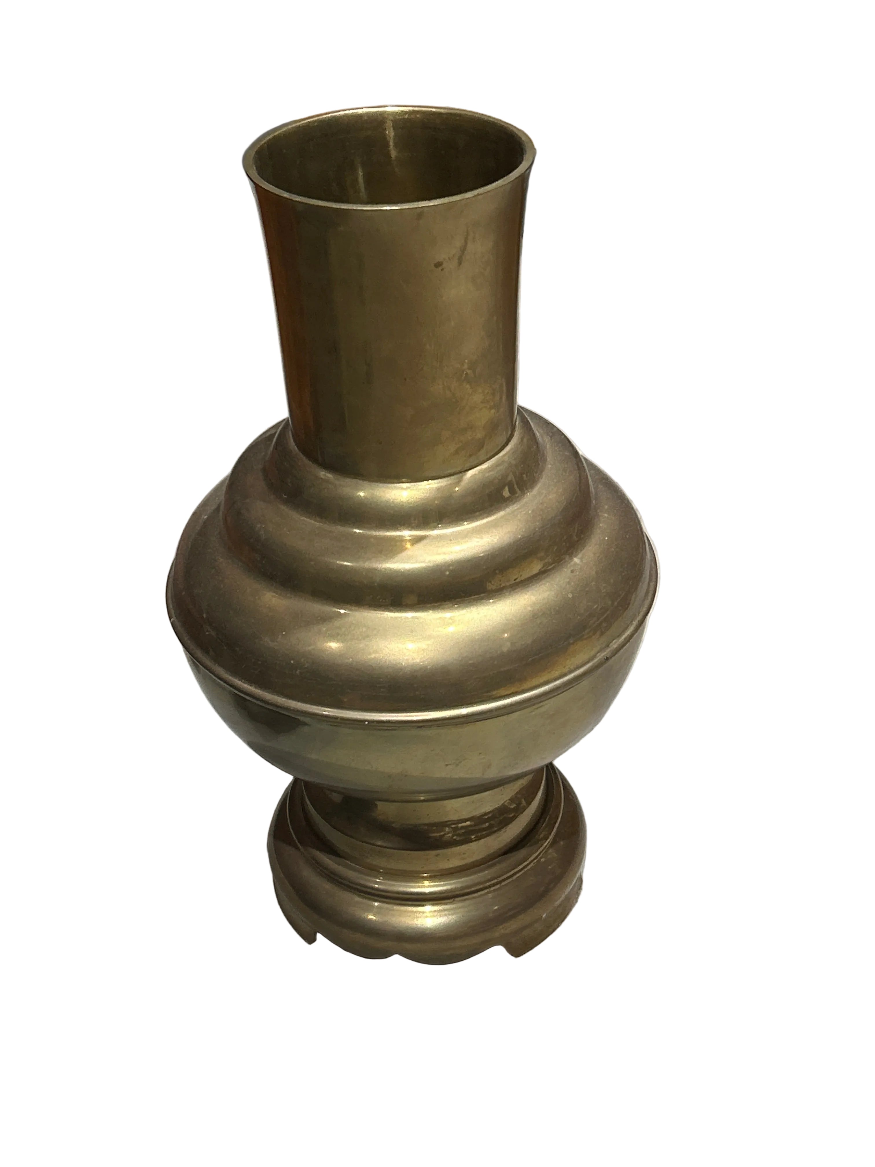 Vintage brass urn