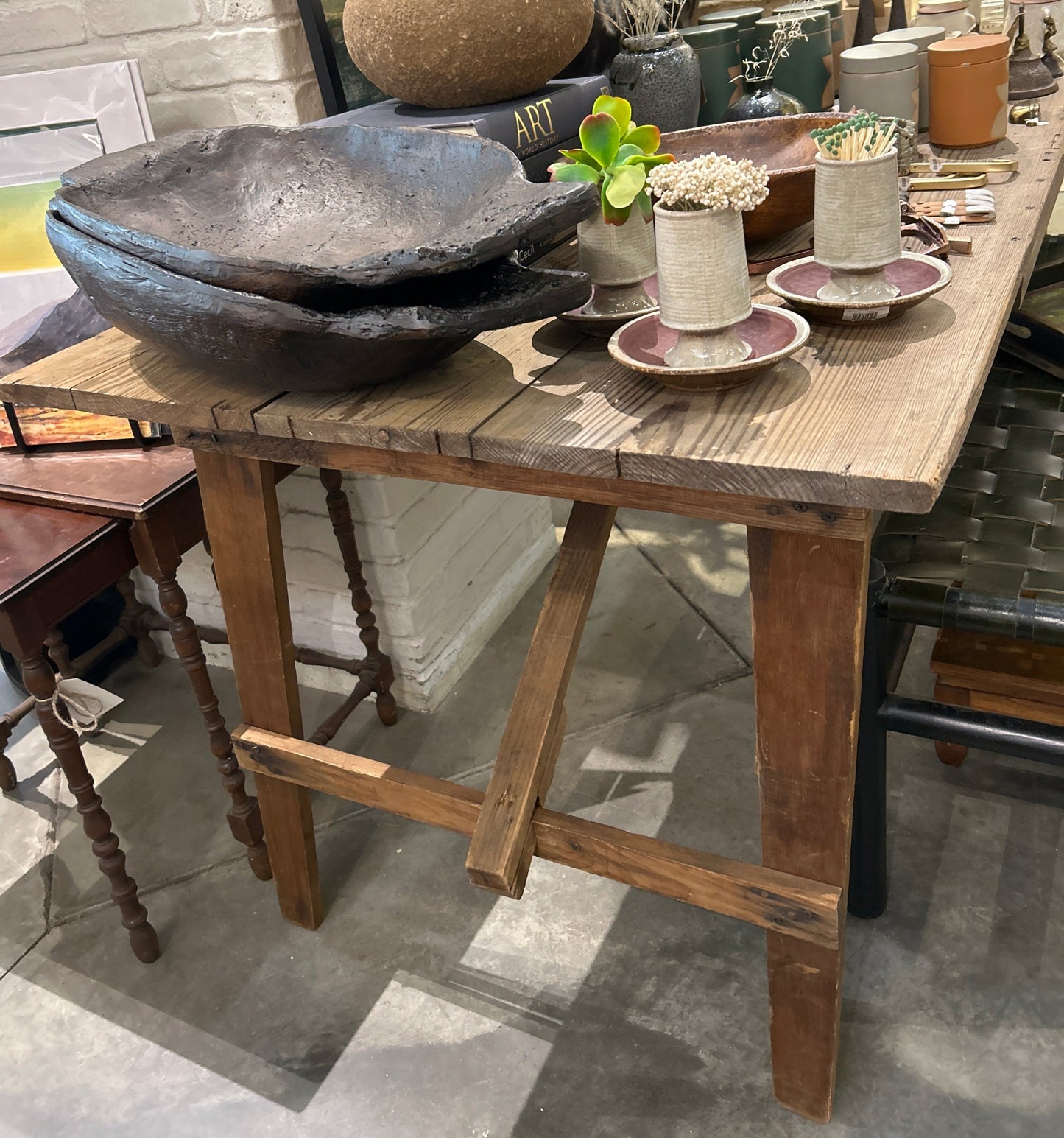 Vintage wood table