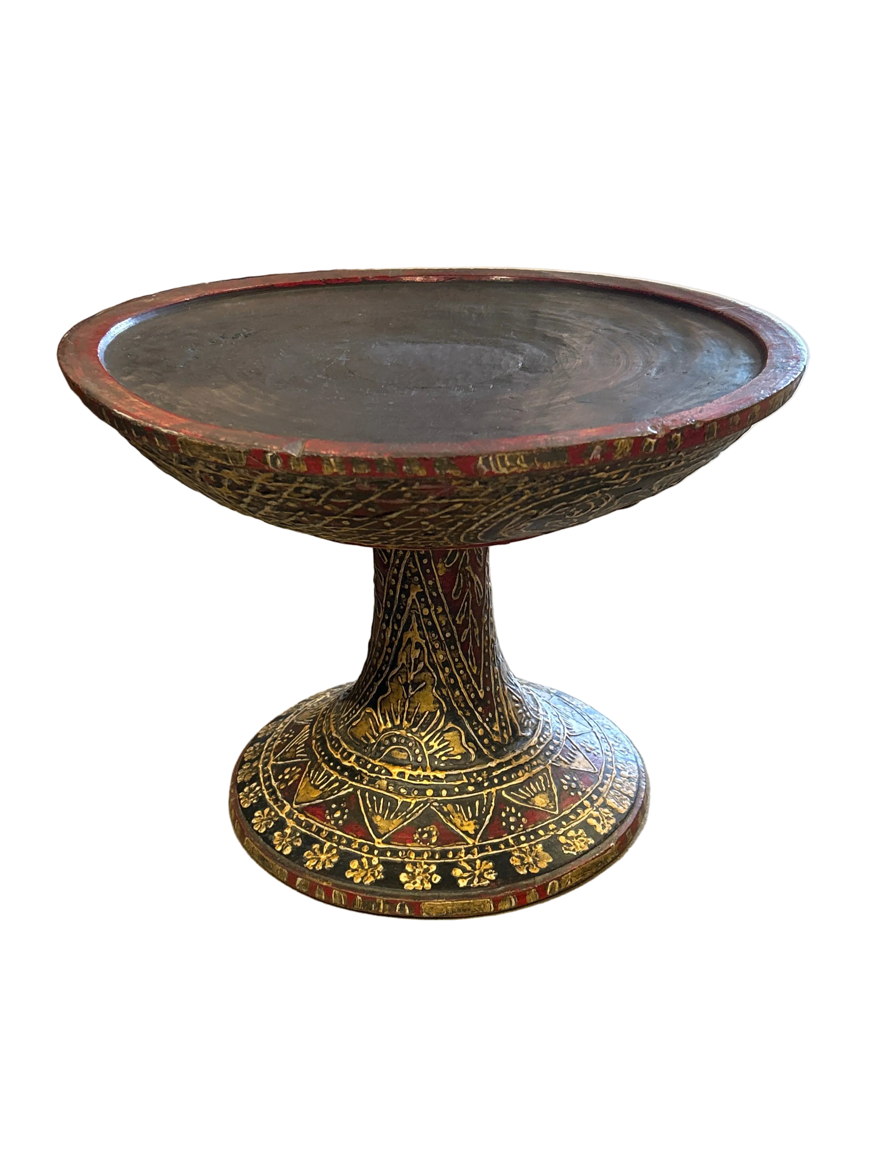ANTIQUE TEMPLE TRAY.