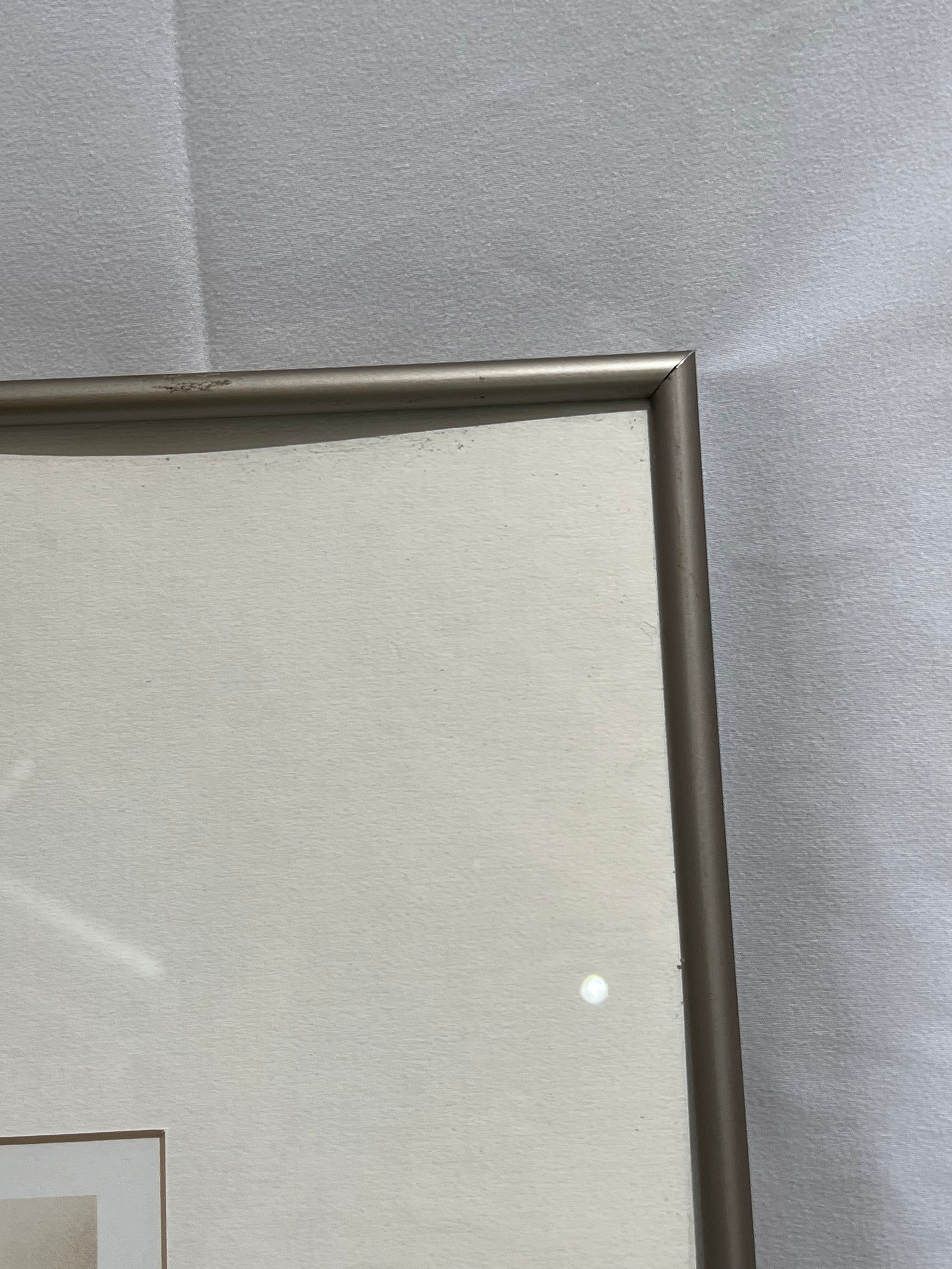 B&W tree art silver frame