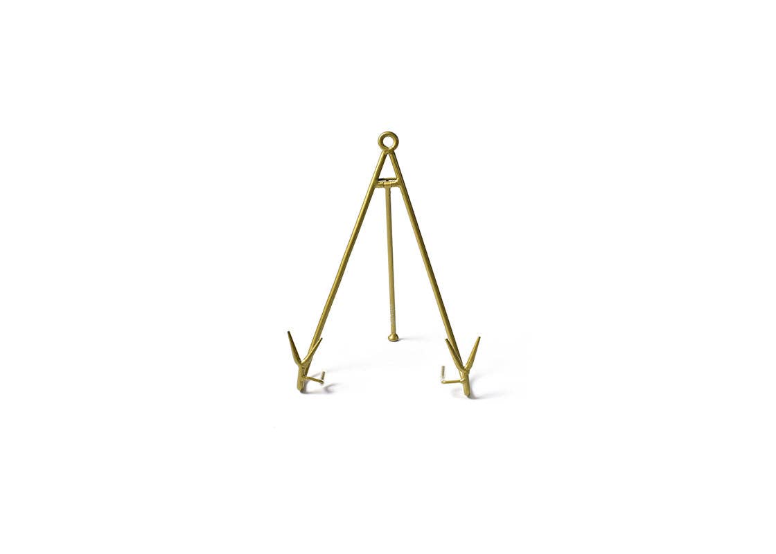 Gold Large Flare Plate Stand