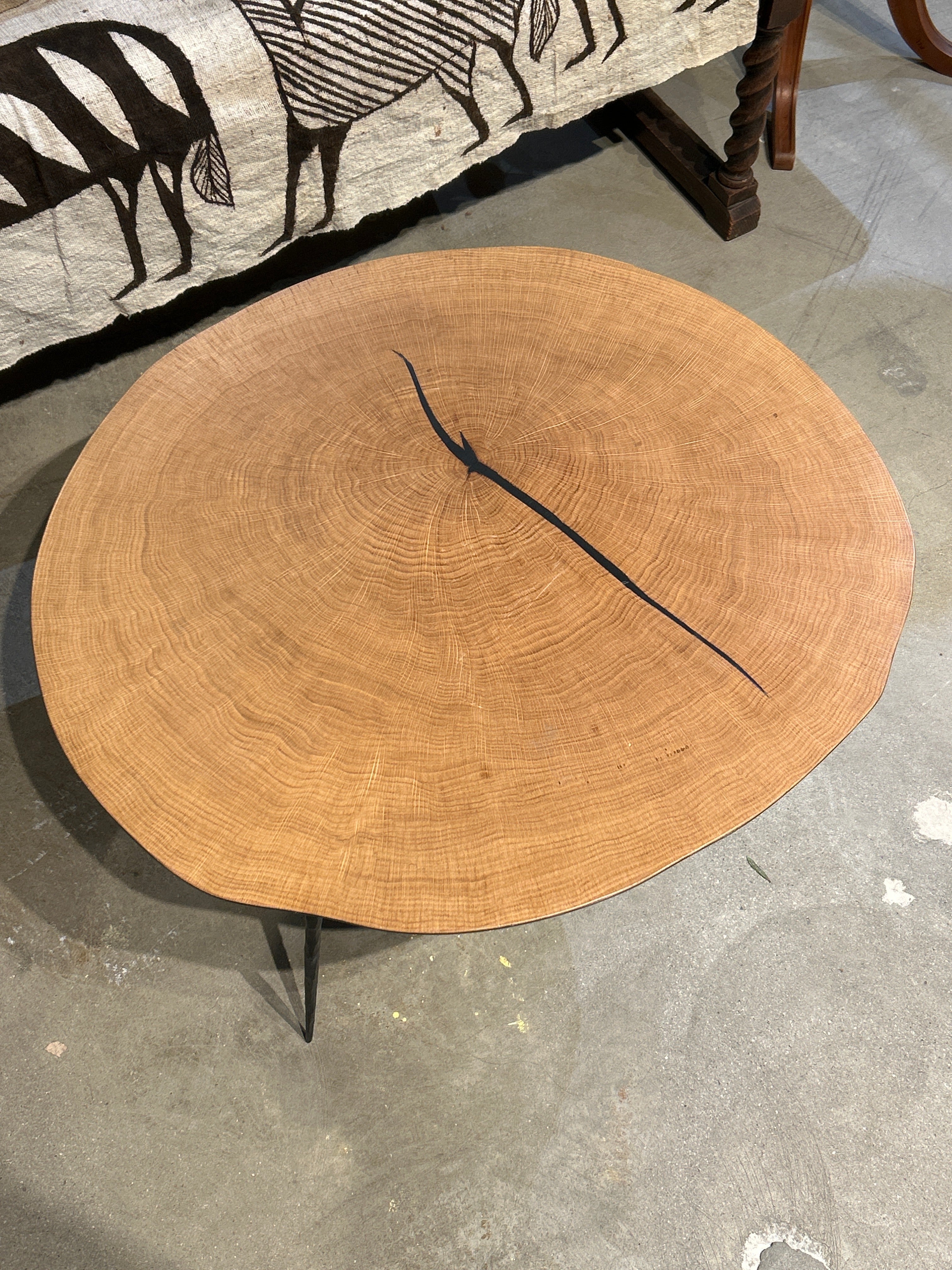 Metal coffee table