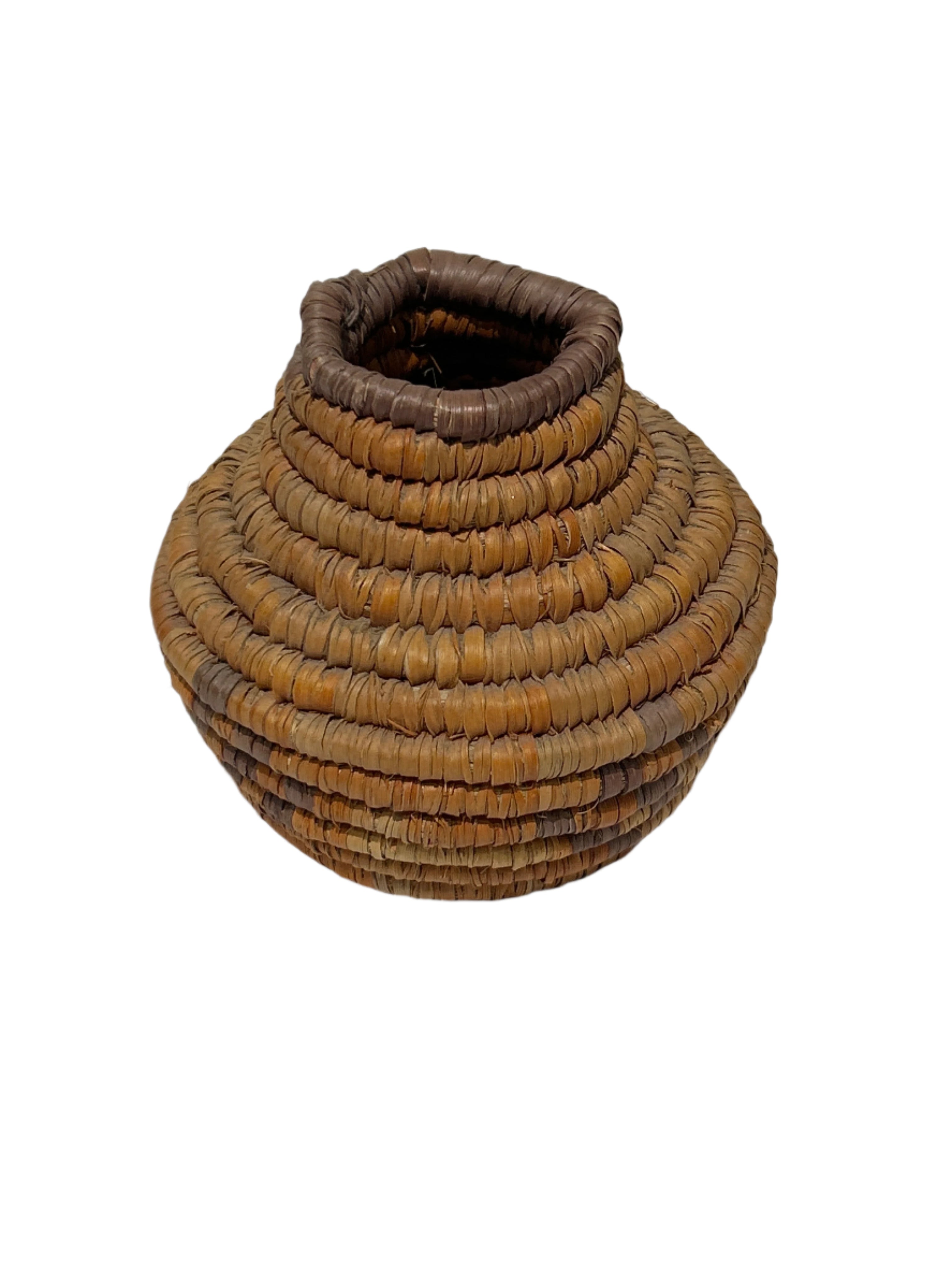 Vintage mini woven vessel