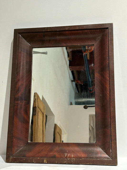 Vintage mahogany mirror