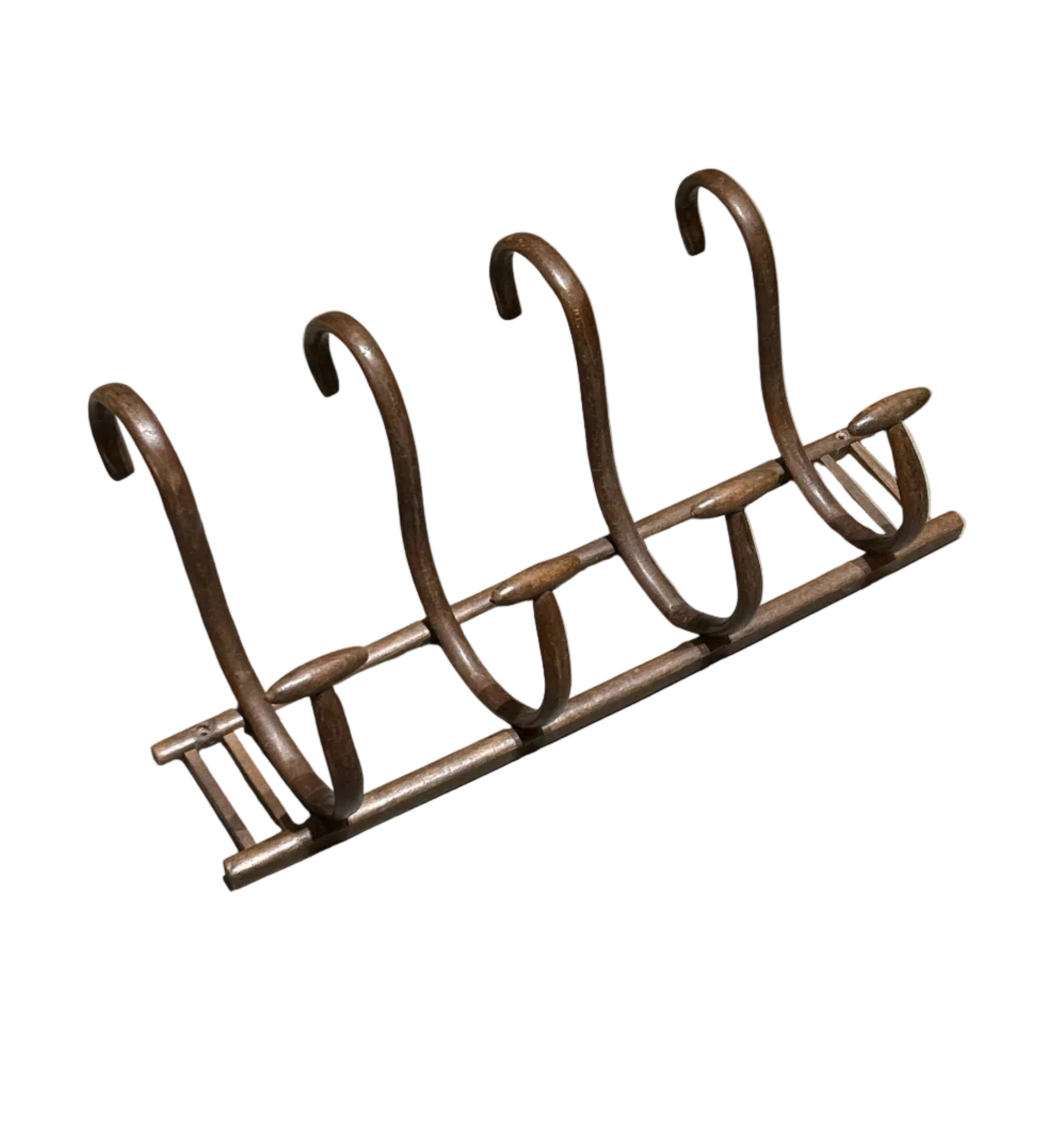 Vintage Bentwood wall rack