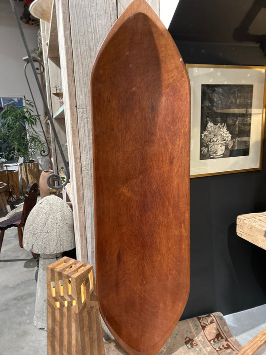 Vintage large teak bowl