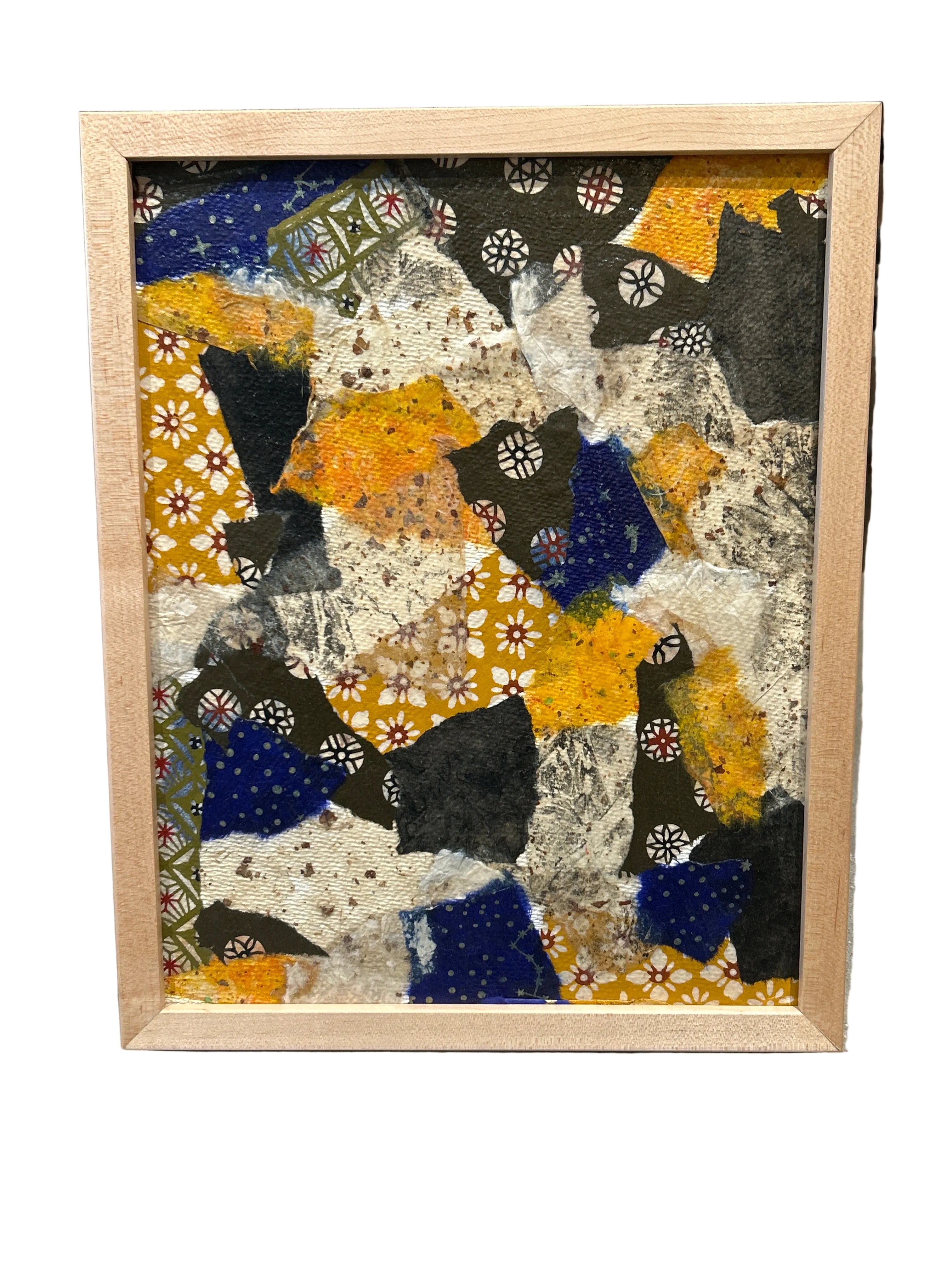 Textured collage art