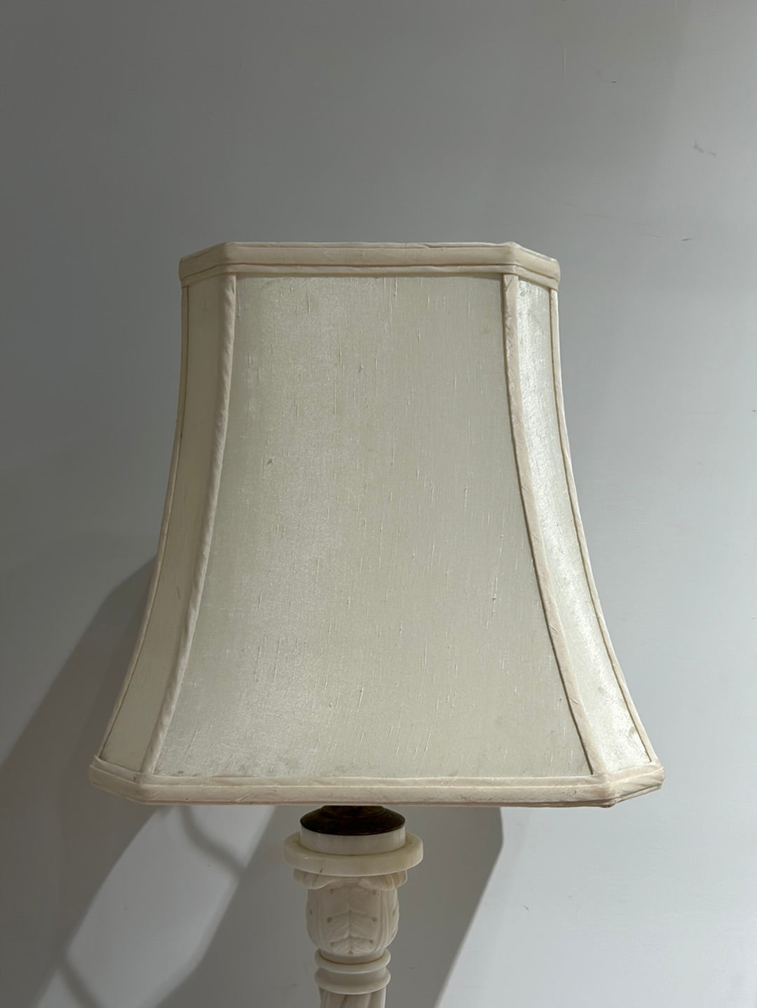 White marble lamp