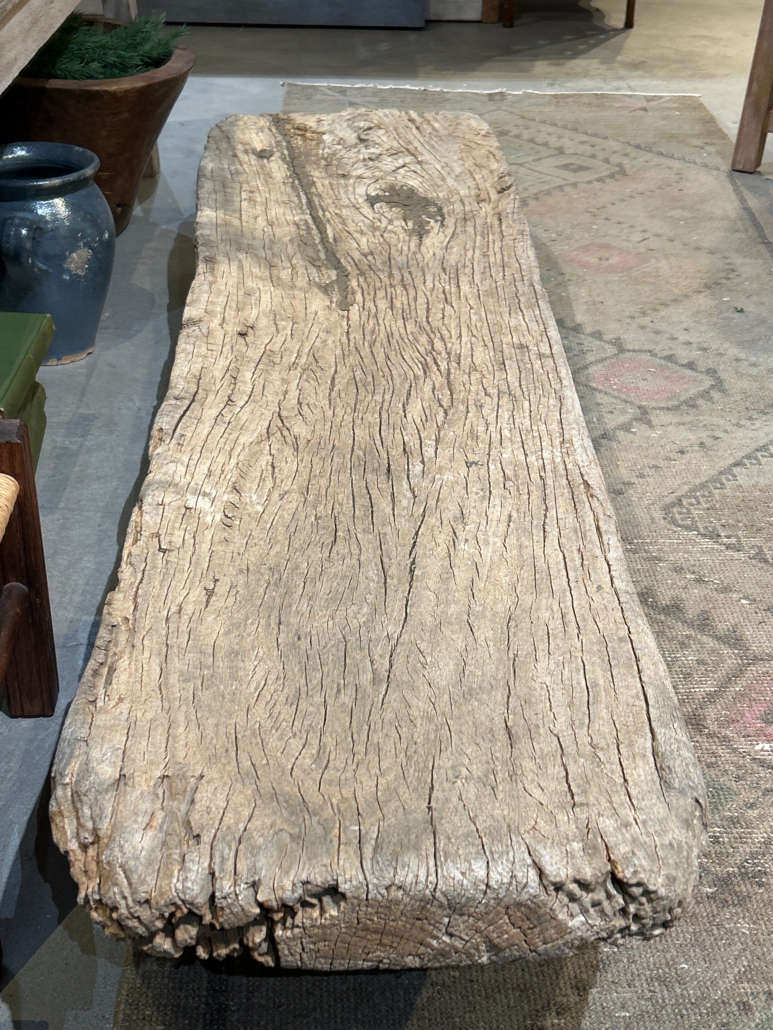 Vintage wood coffee table