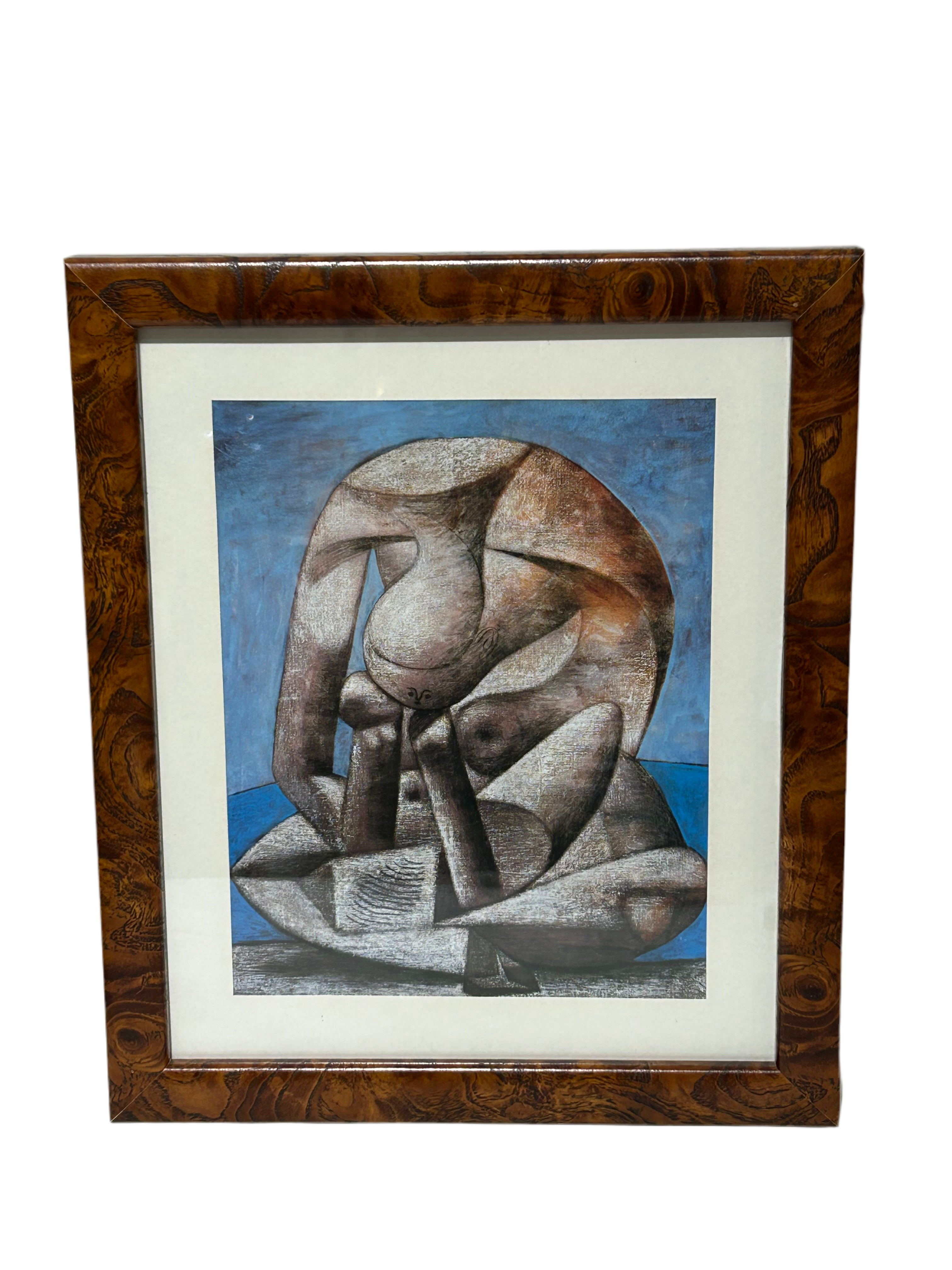 Vintage Great Bather with Book Picasso print