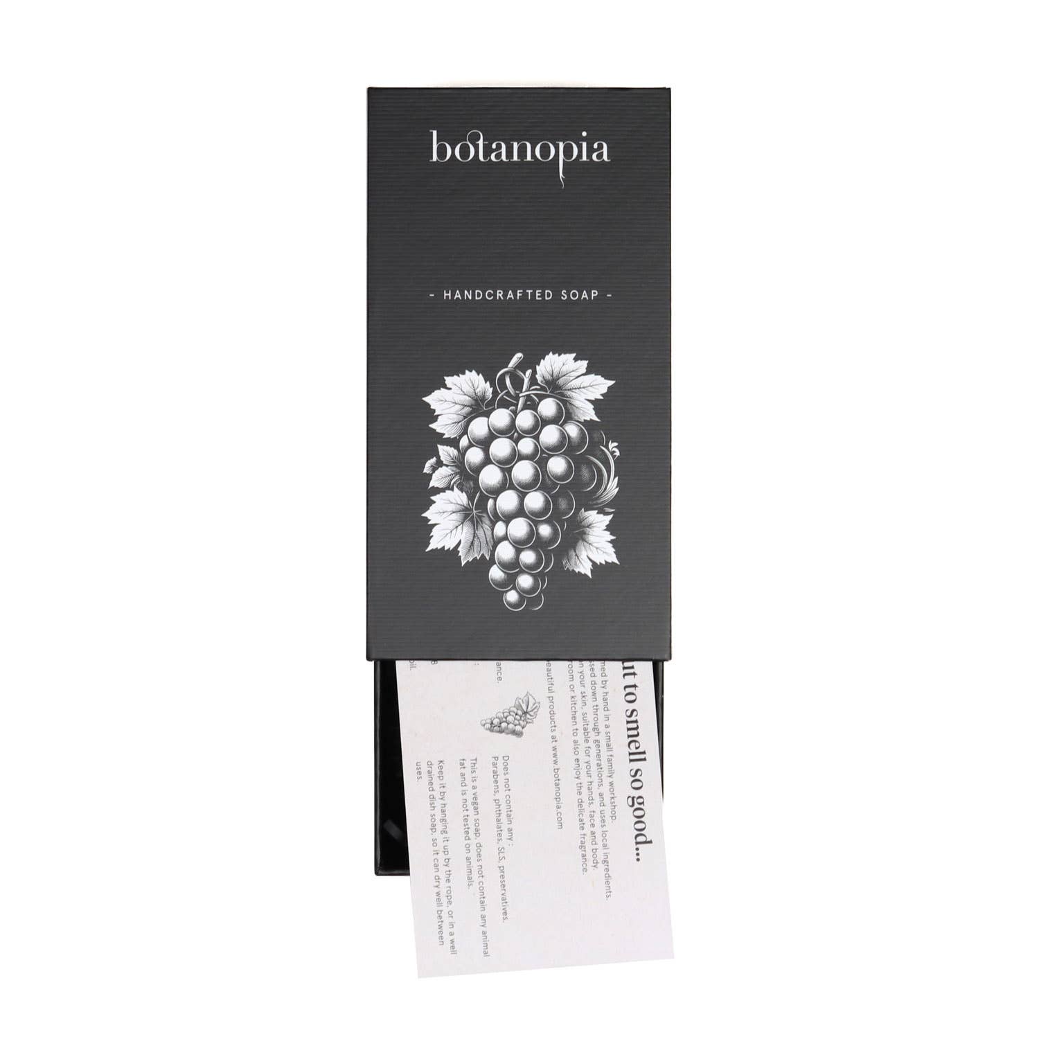 Handcrafted Grapes Soap - 100% Olive Oil -NEW PACKAGING: Olive