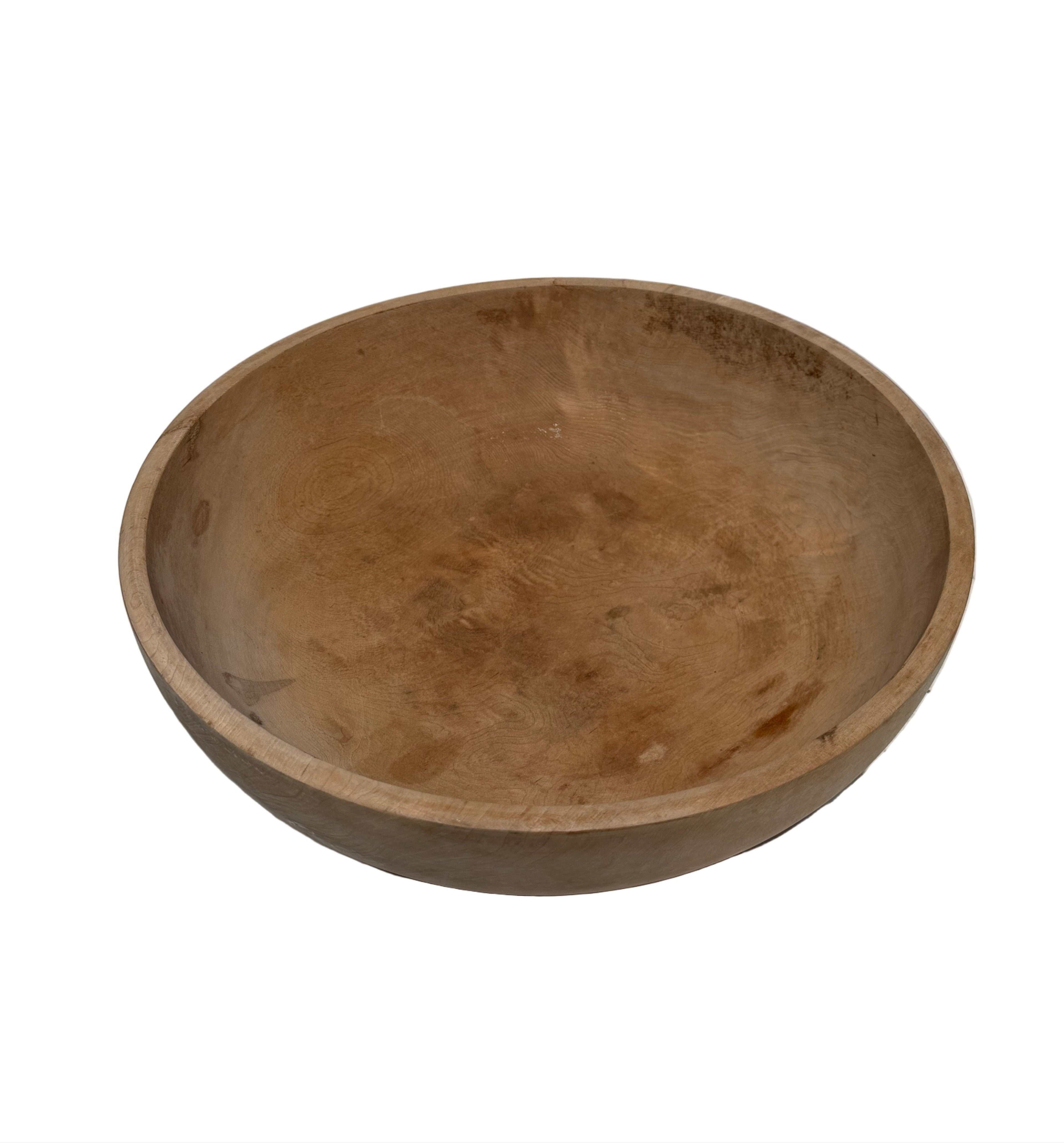 Light wood bowl