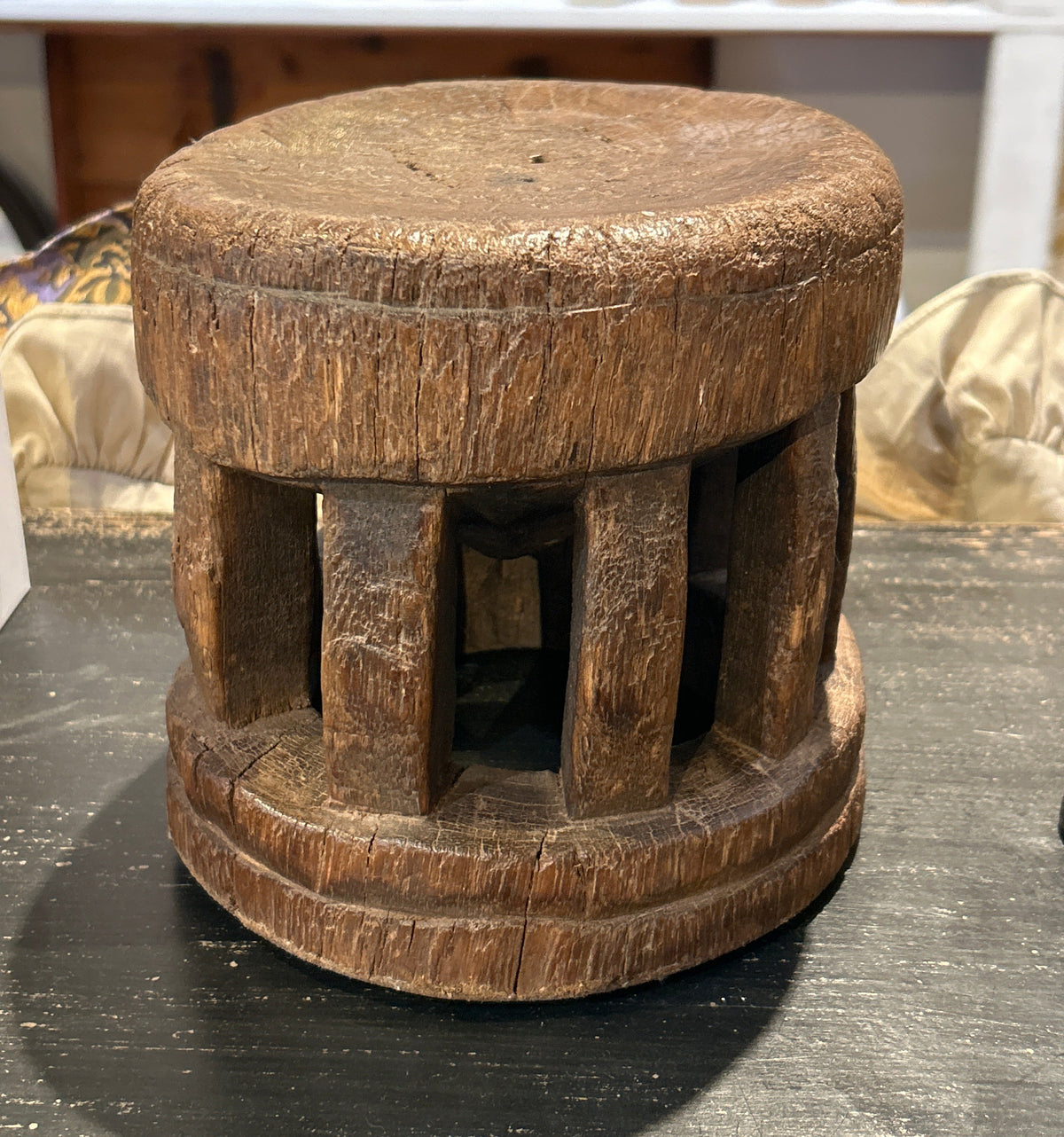 Traditional Cylindrical Stool
