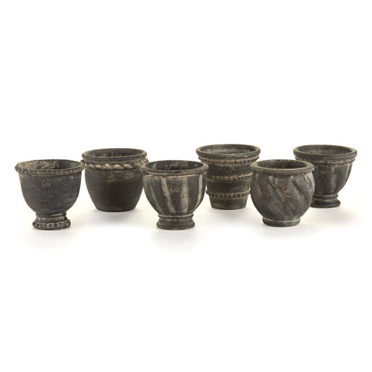 Handmade Mini Pots-Black