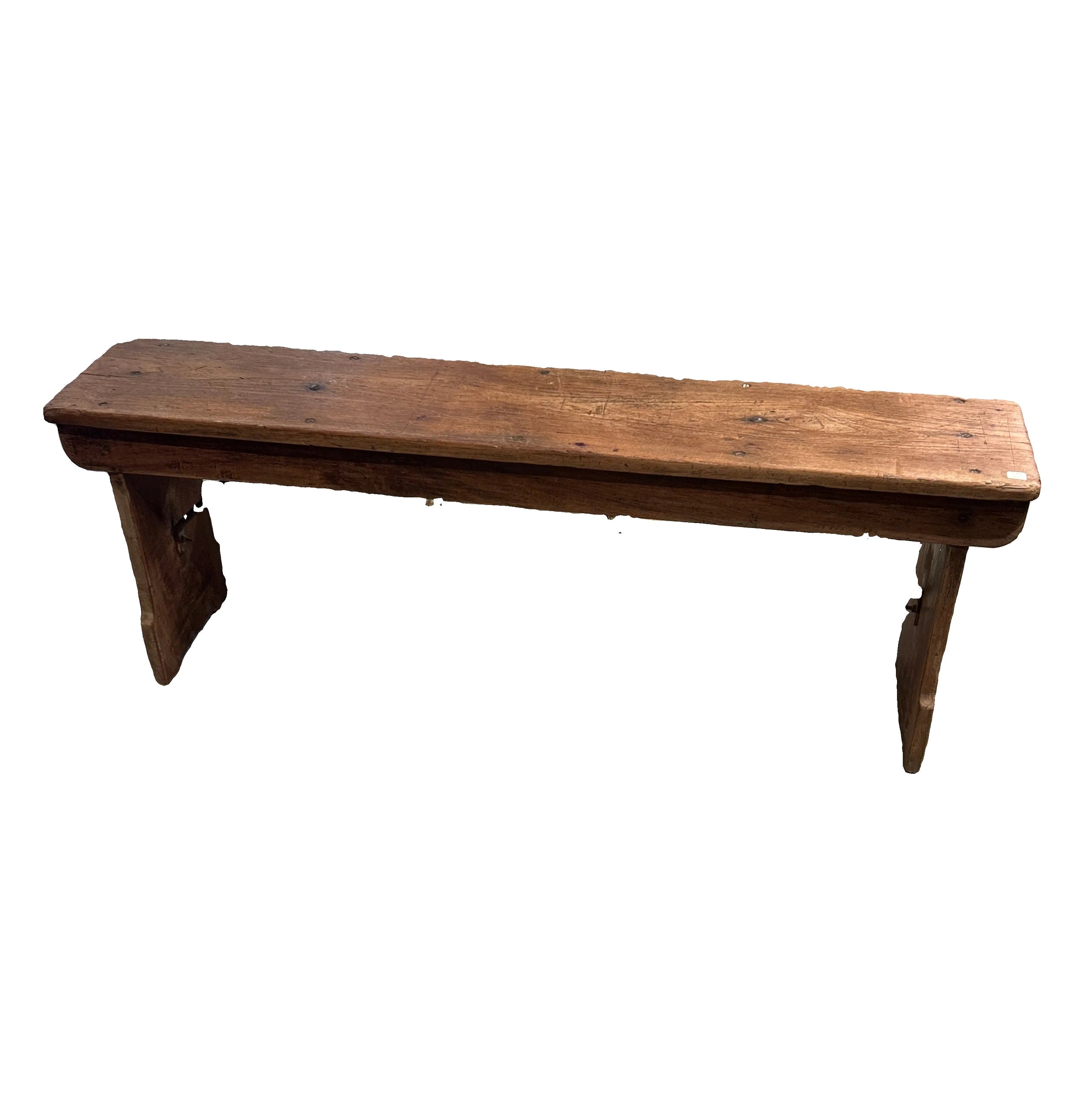 ANTIQUE SCHOOL BENCH.