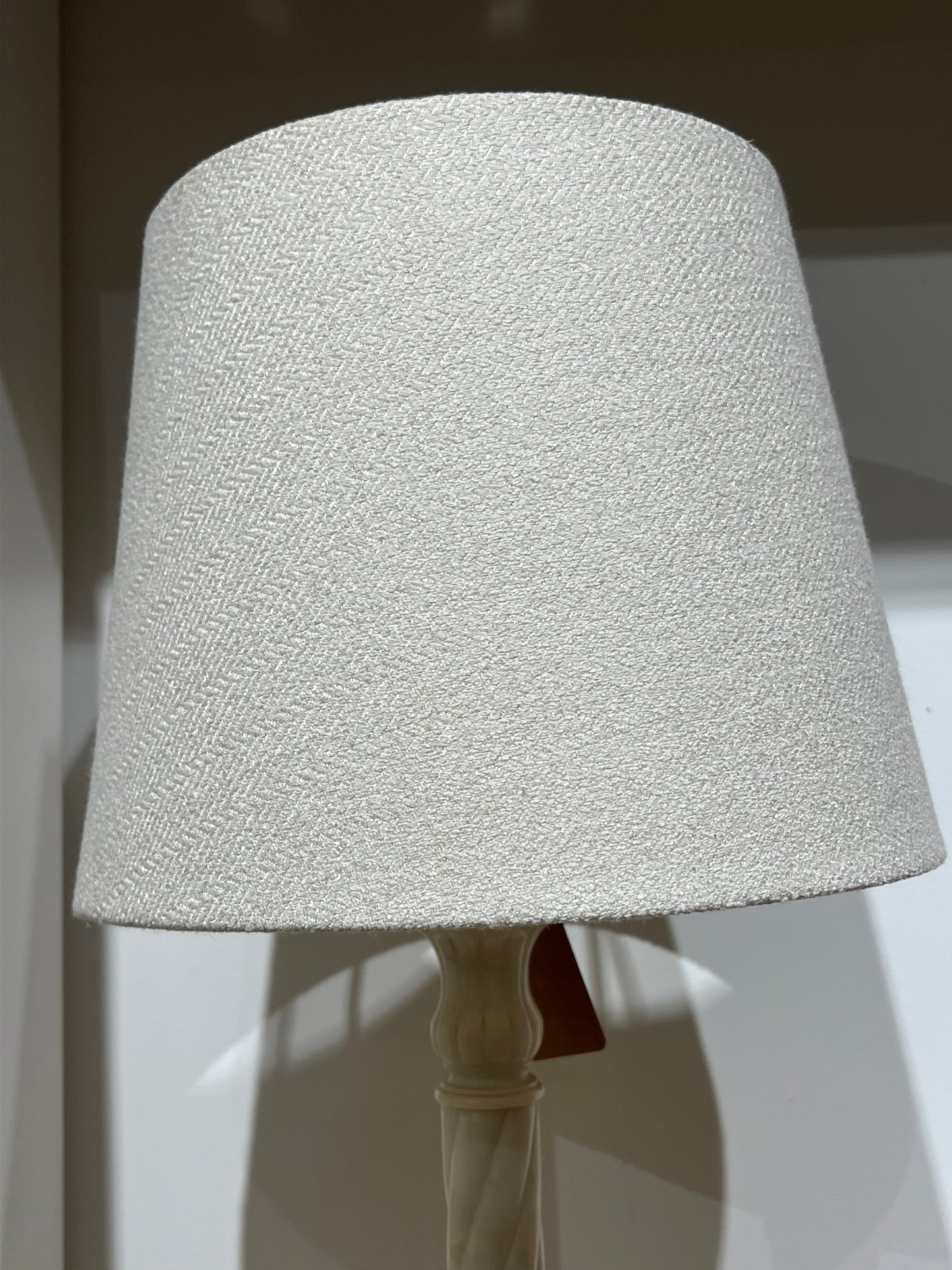 Marble Lamp with white shade