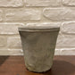 Tall grey terracotta pot