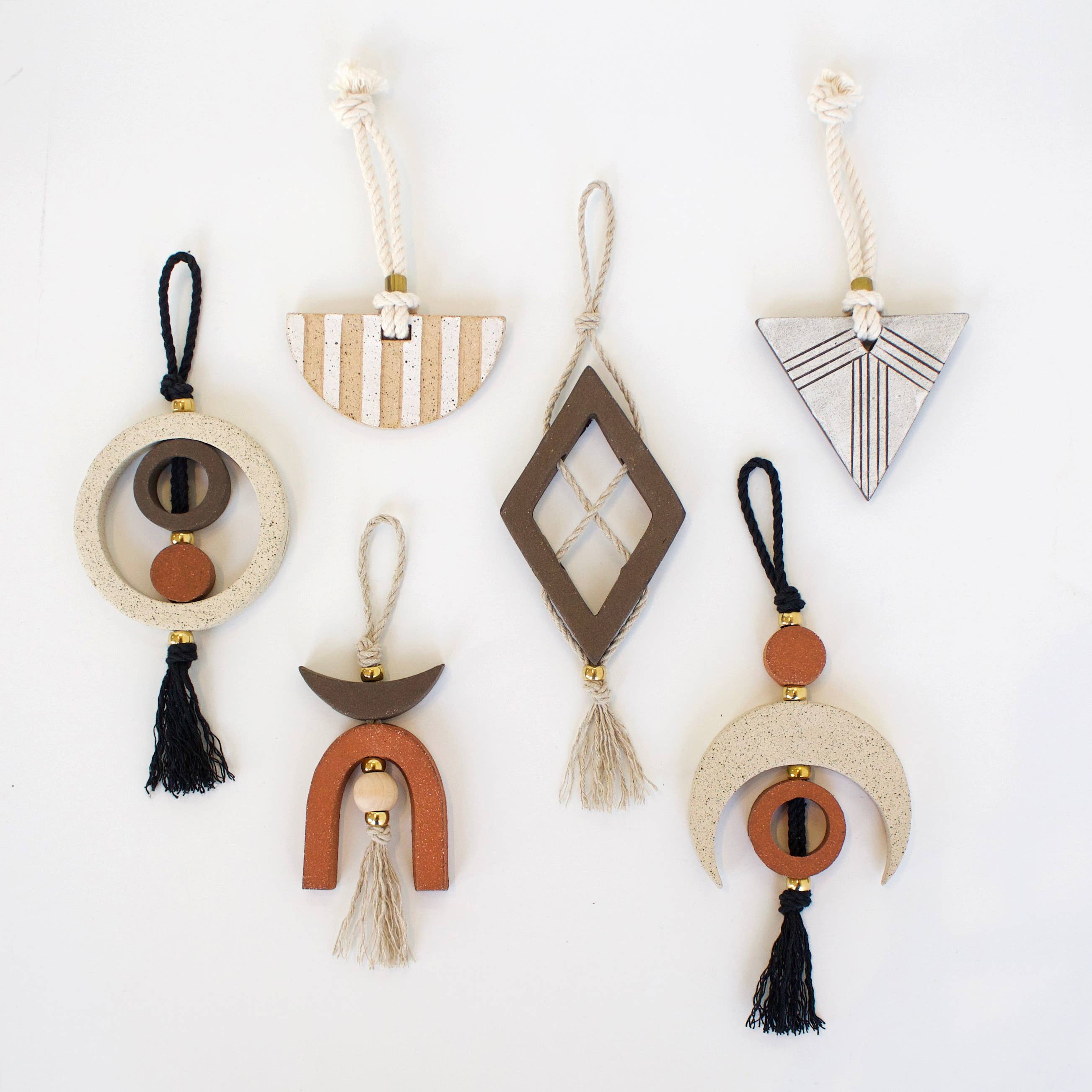 Ceramic Holiday Ornaments - Style 5