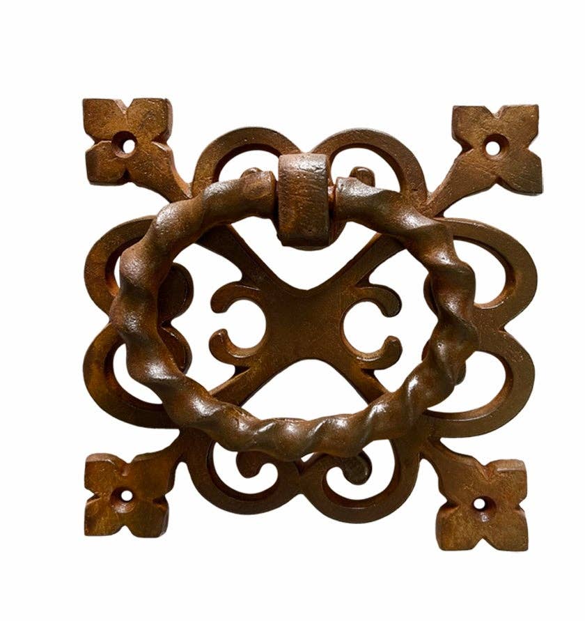 Old California Hacienda Iron Door Knocker