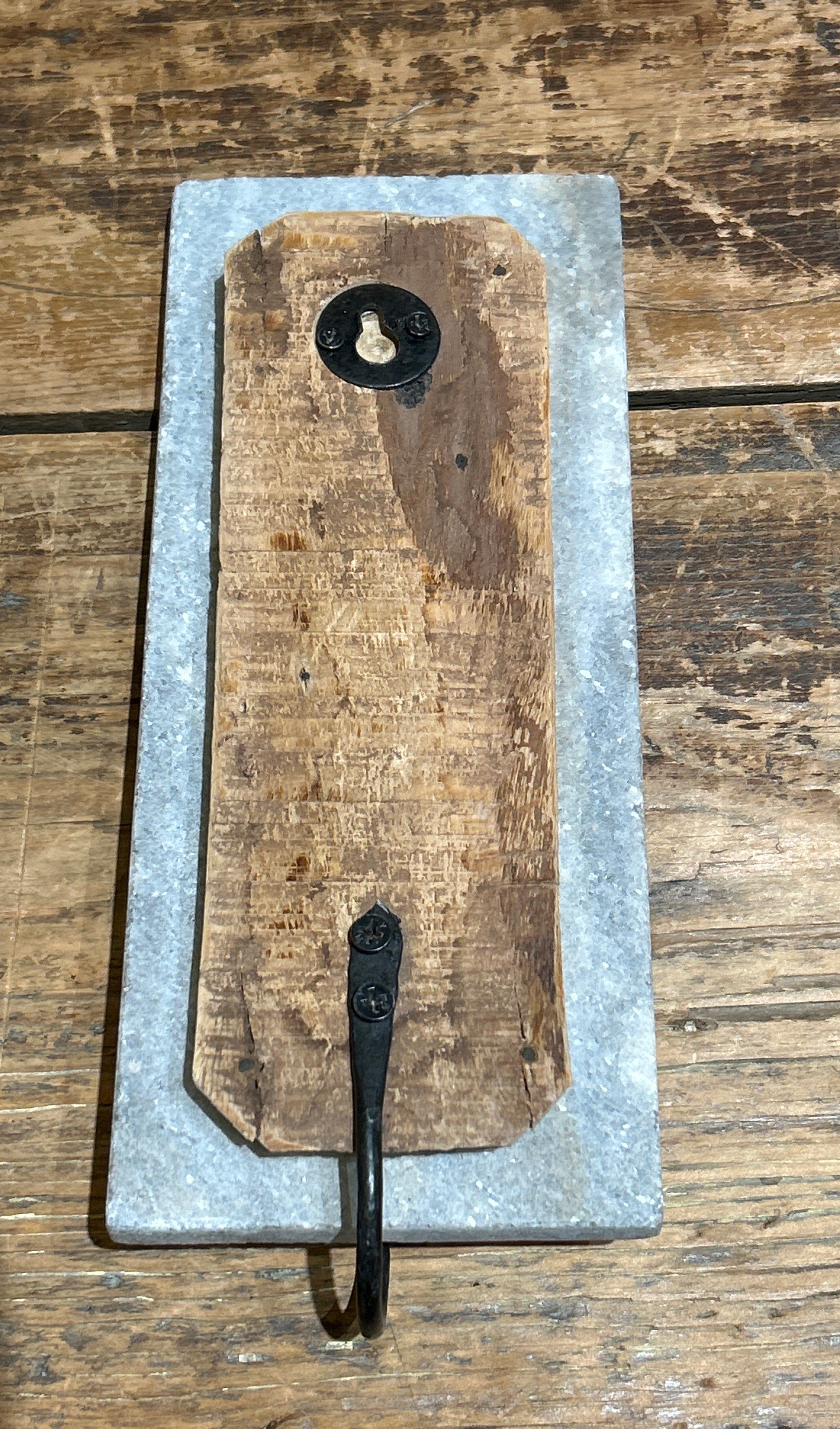 Marble wall hook
