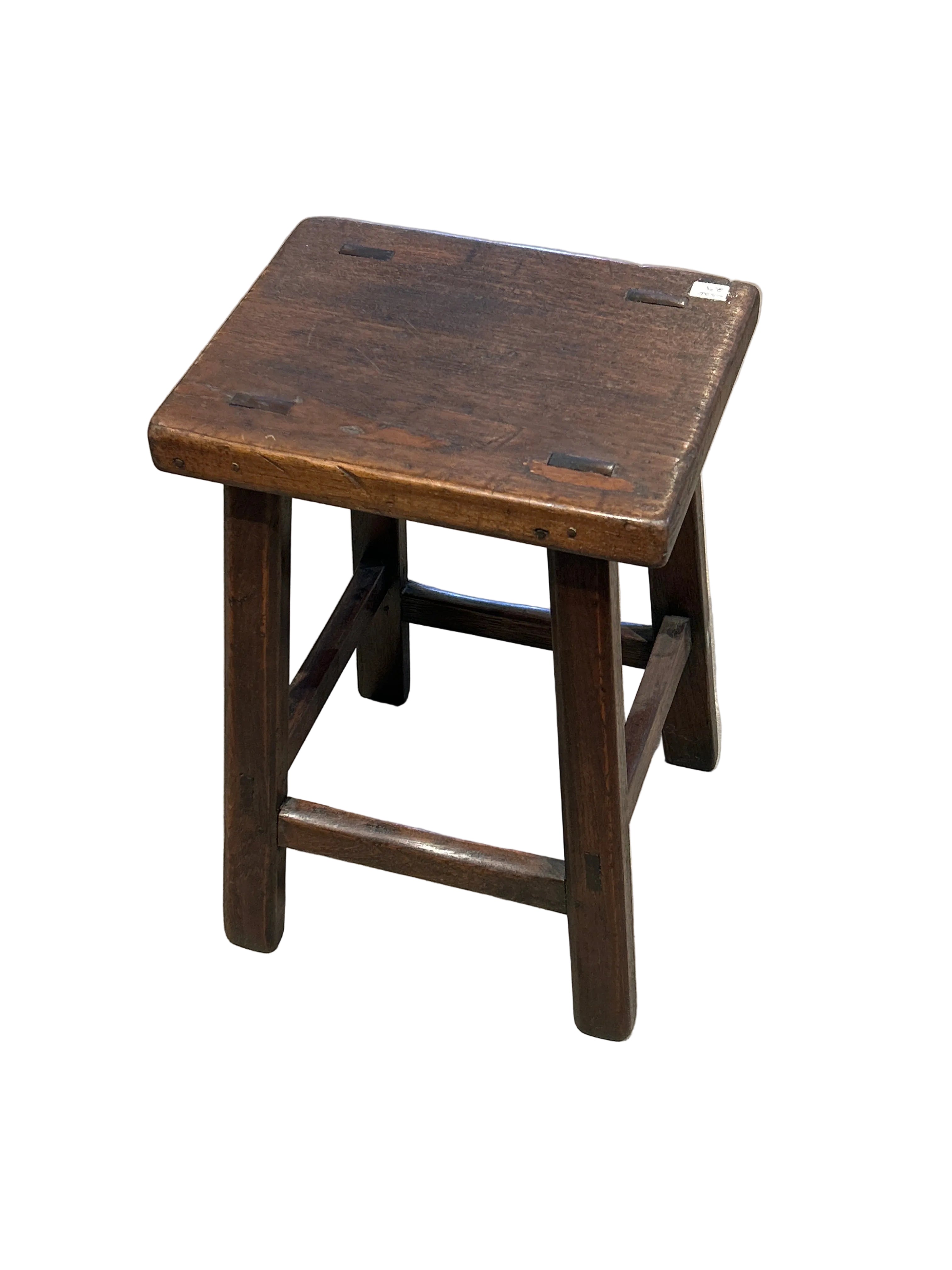 ANTIQUE VILLAGE STOOL.