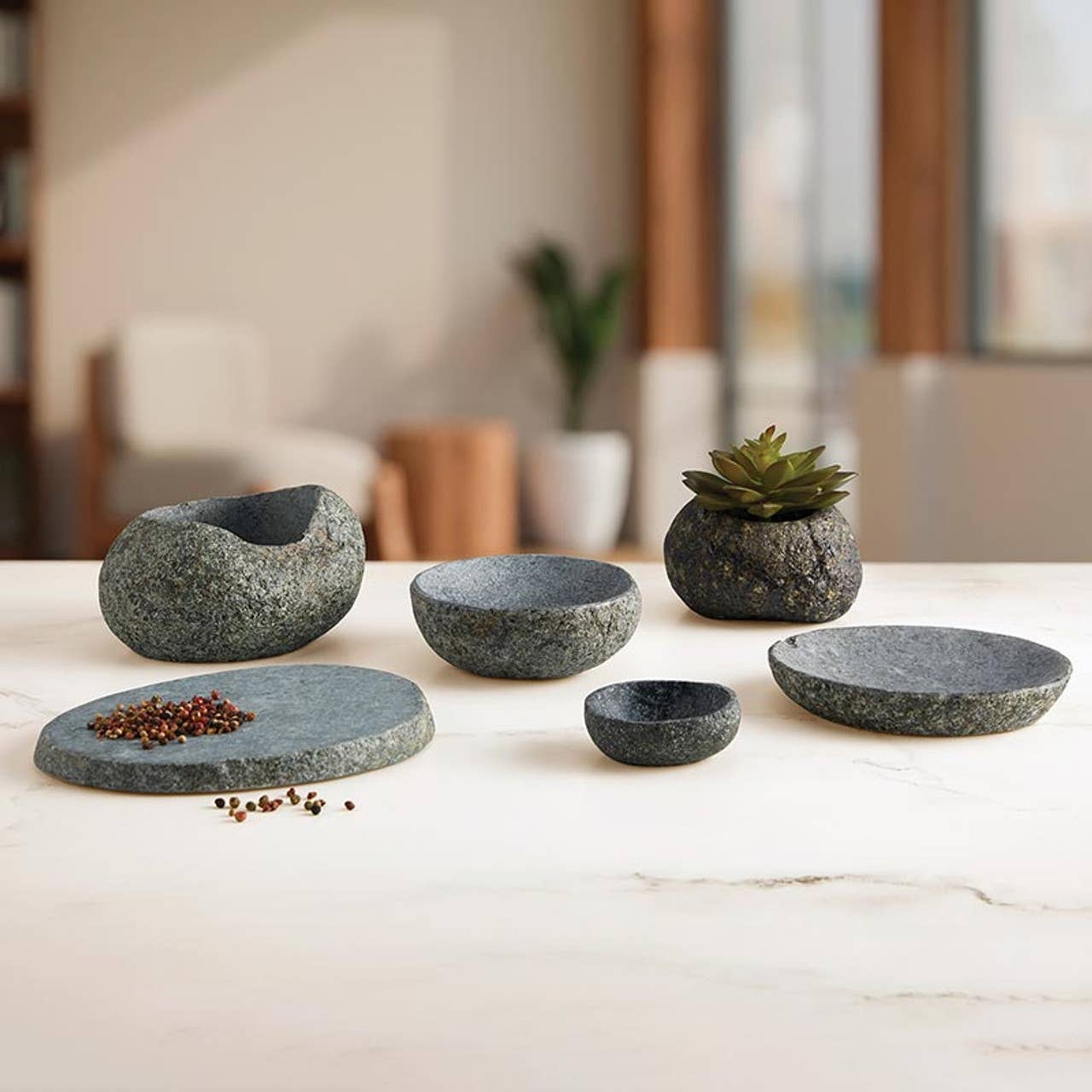 Mini Stone Decor Bowl