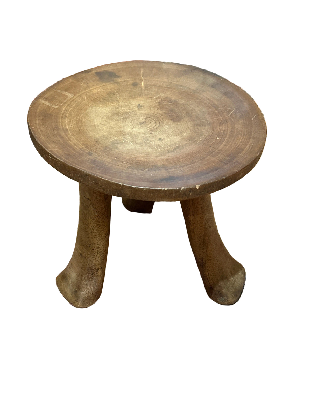 Traditional Circular Stool With Three Legs