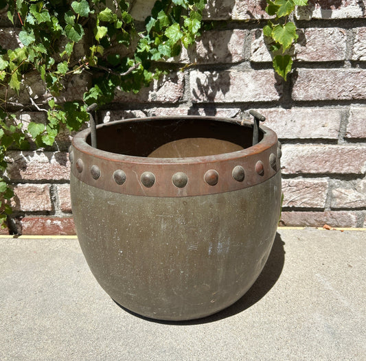 Brass planter