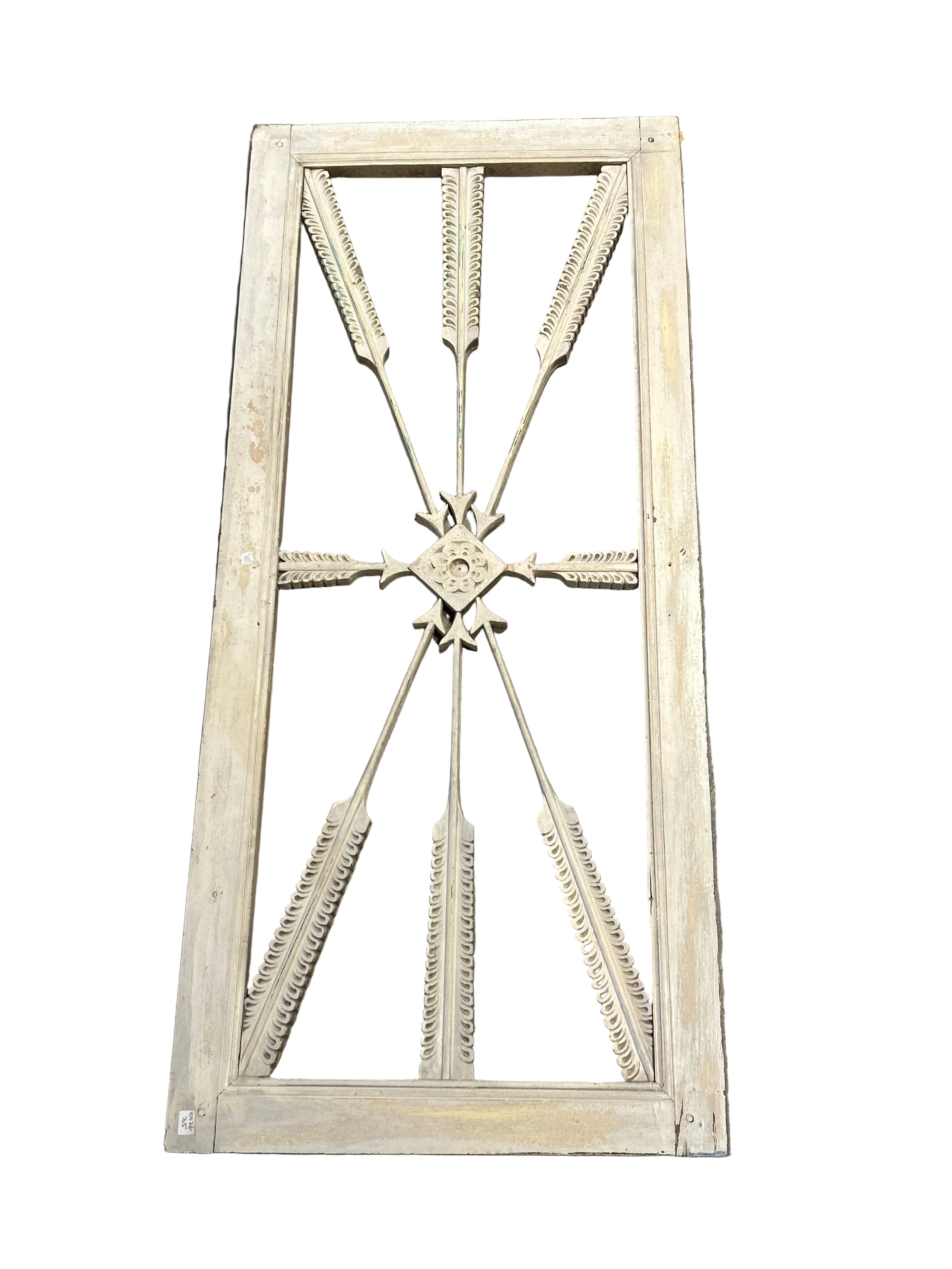 ANTIQUE WINDOW TRANSOM / VENTILATION PANEL.