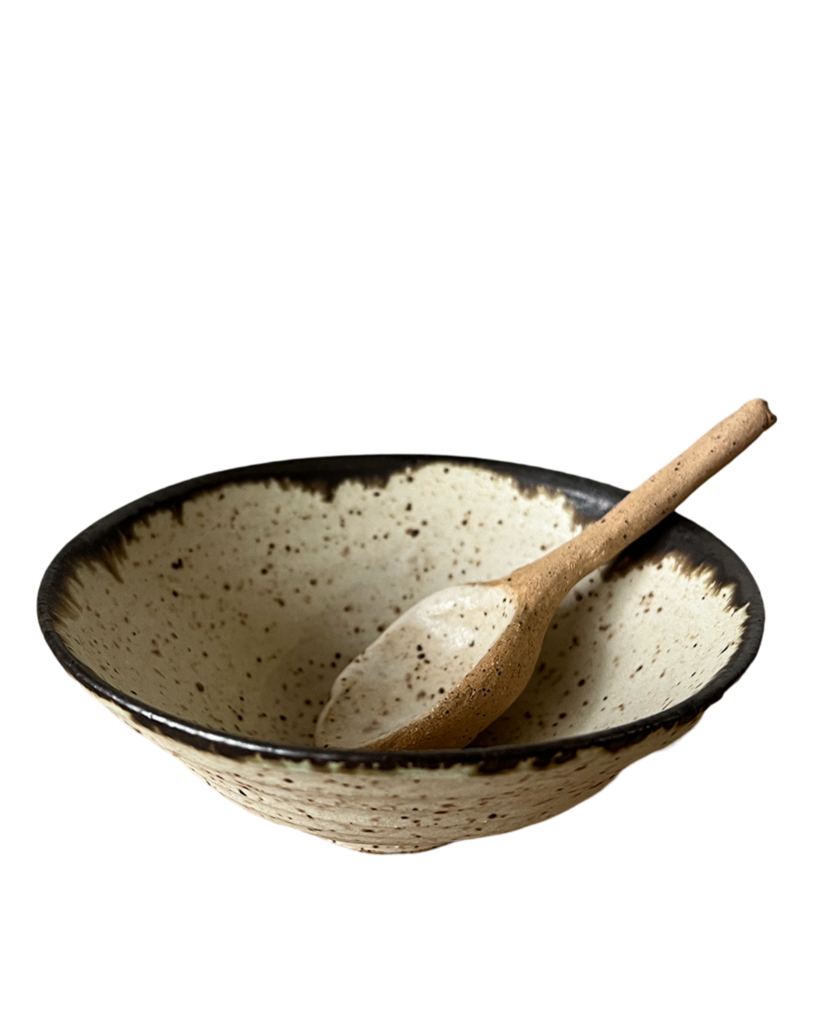 Luna Spoon and Mini Bowl Set: Sand
