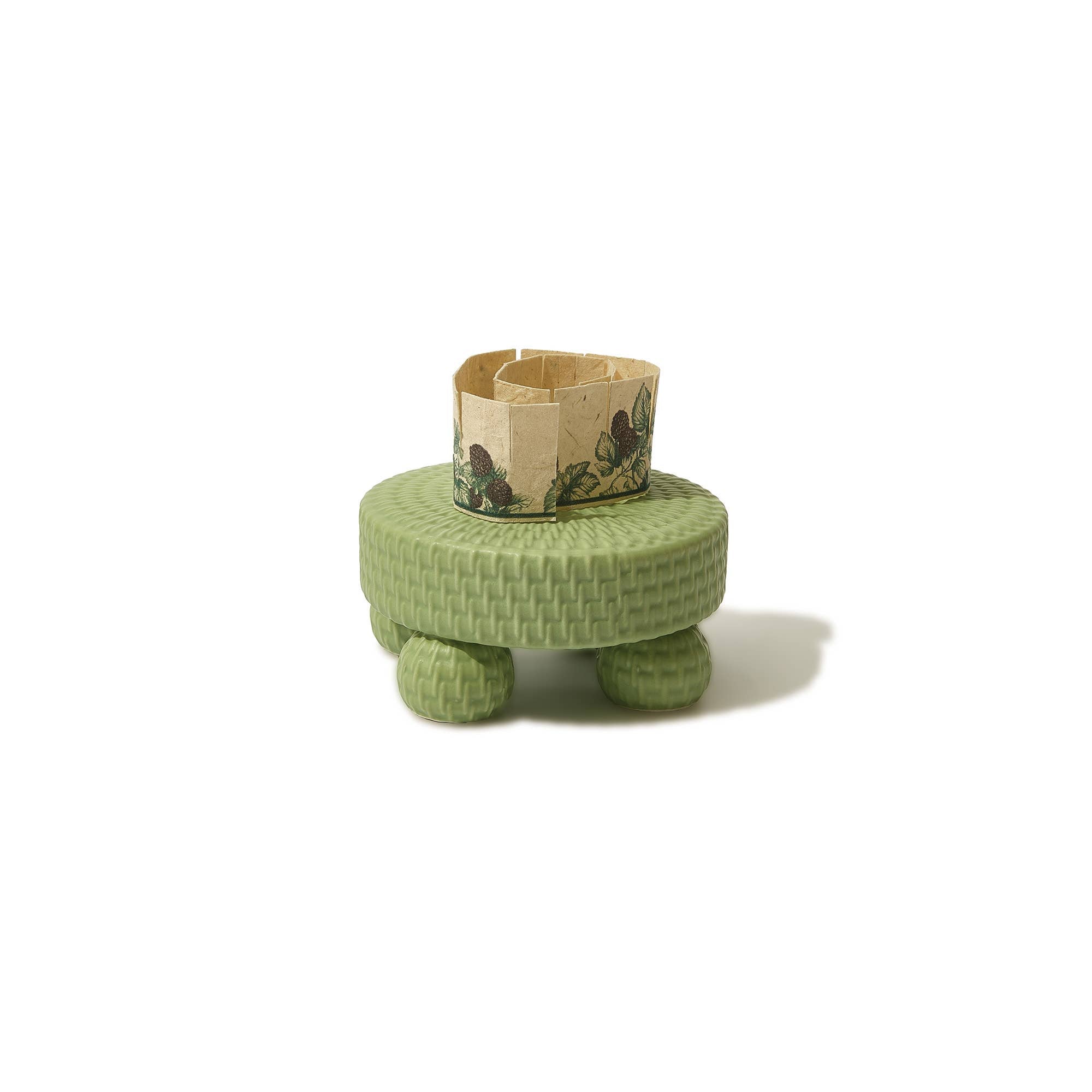 Verdant Incense Paper with burner, Wild Mint & Berries