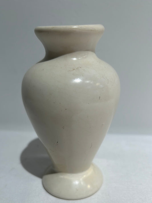 Vintage mini white vase