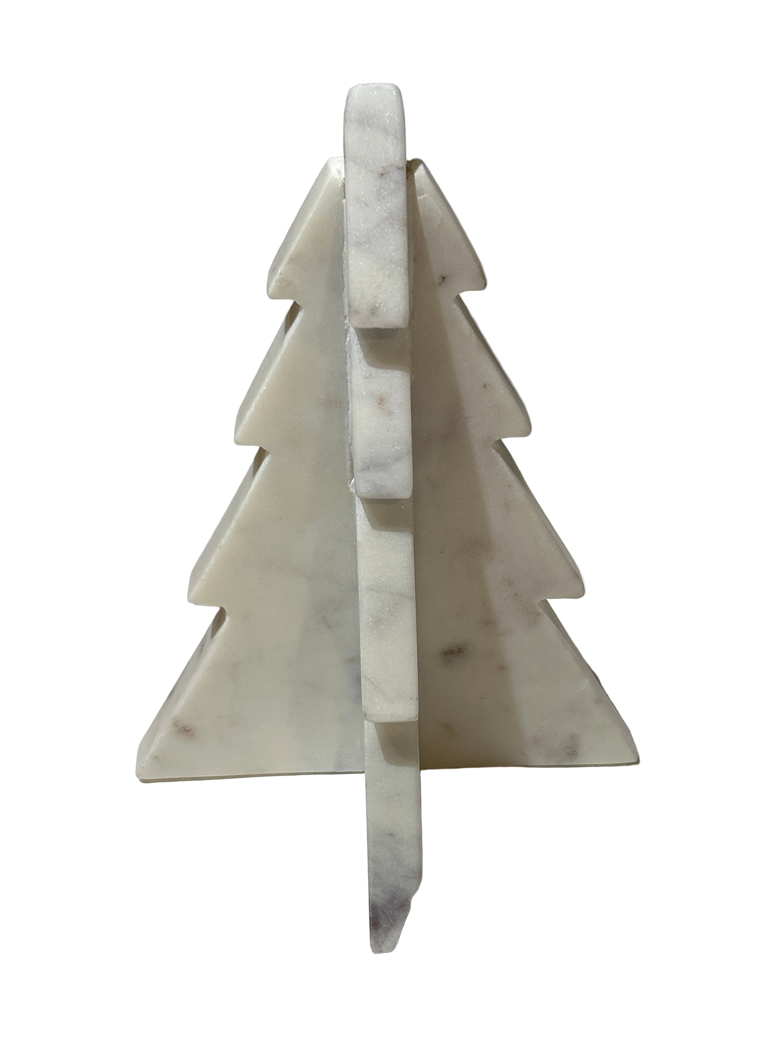 Vintage carved marble tree