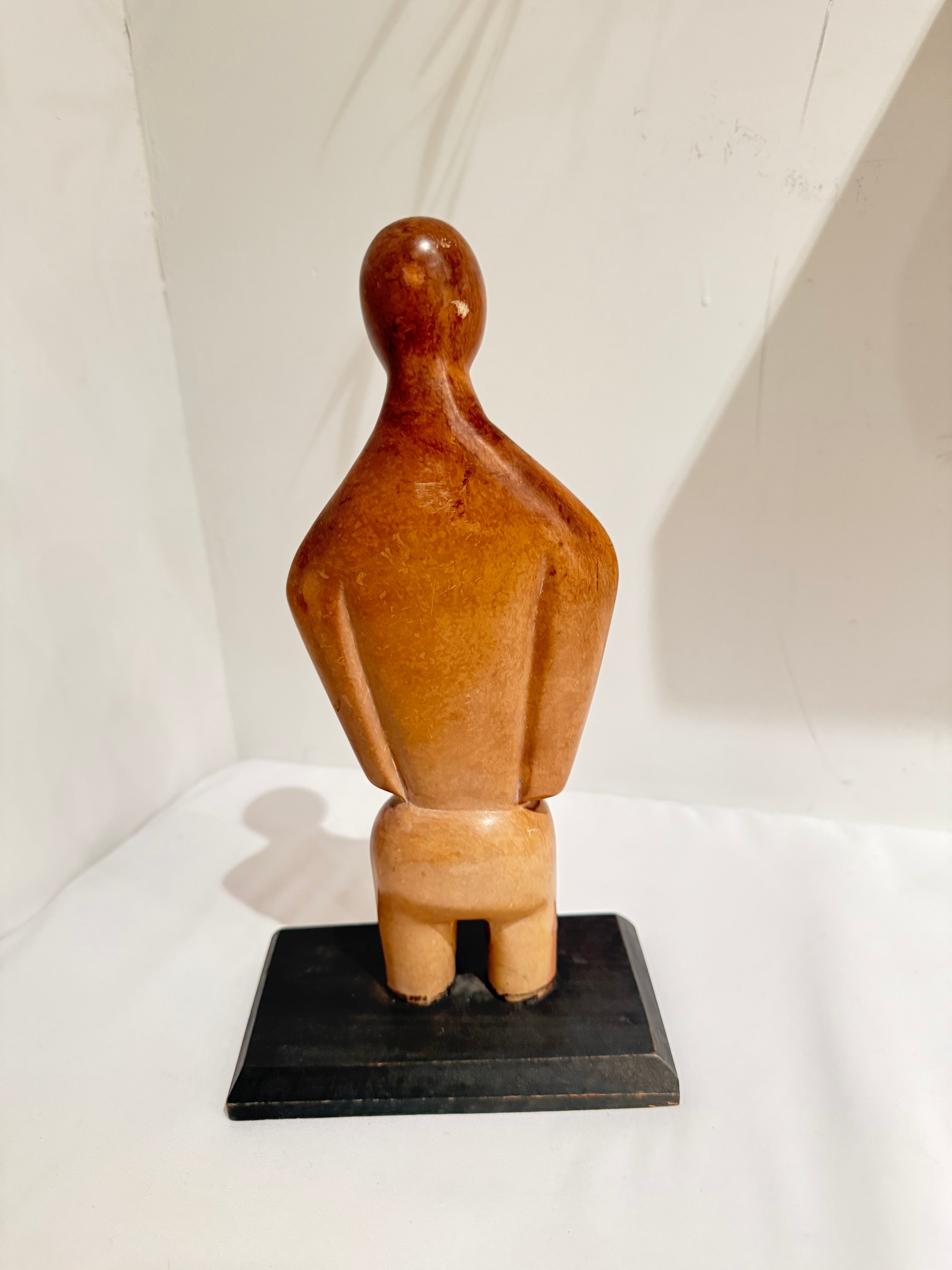 Vintage figural metal statue