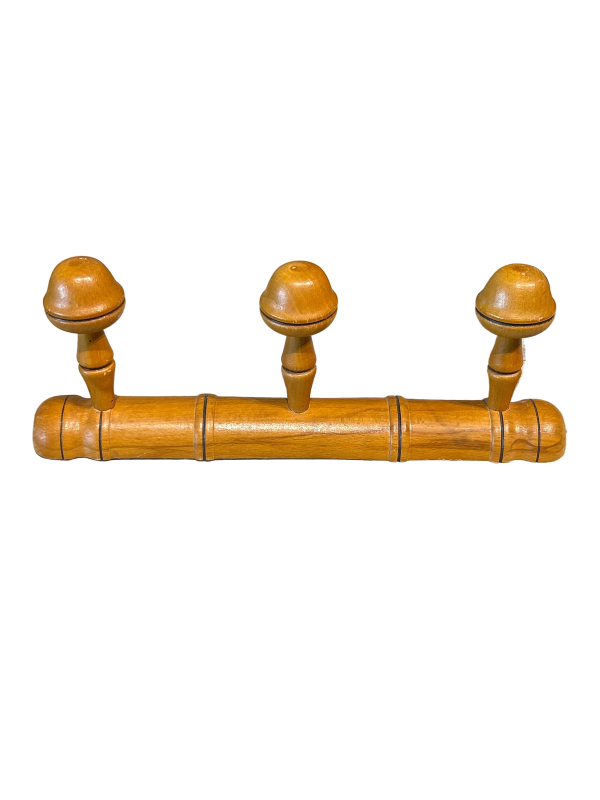 Vintage faux bamboo coat rack