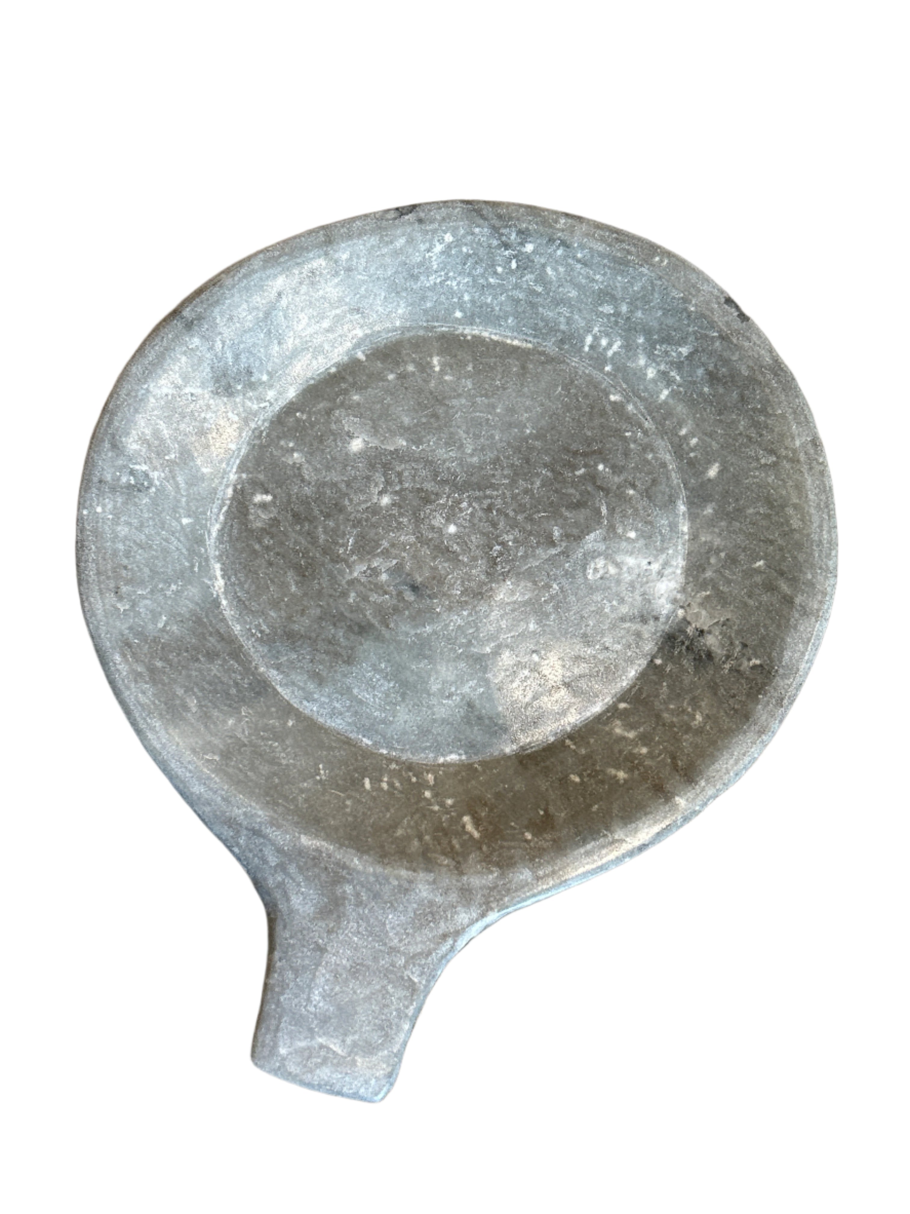 Vintage handled marble tray