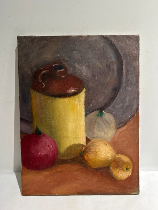 Vintage still life canvas